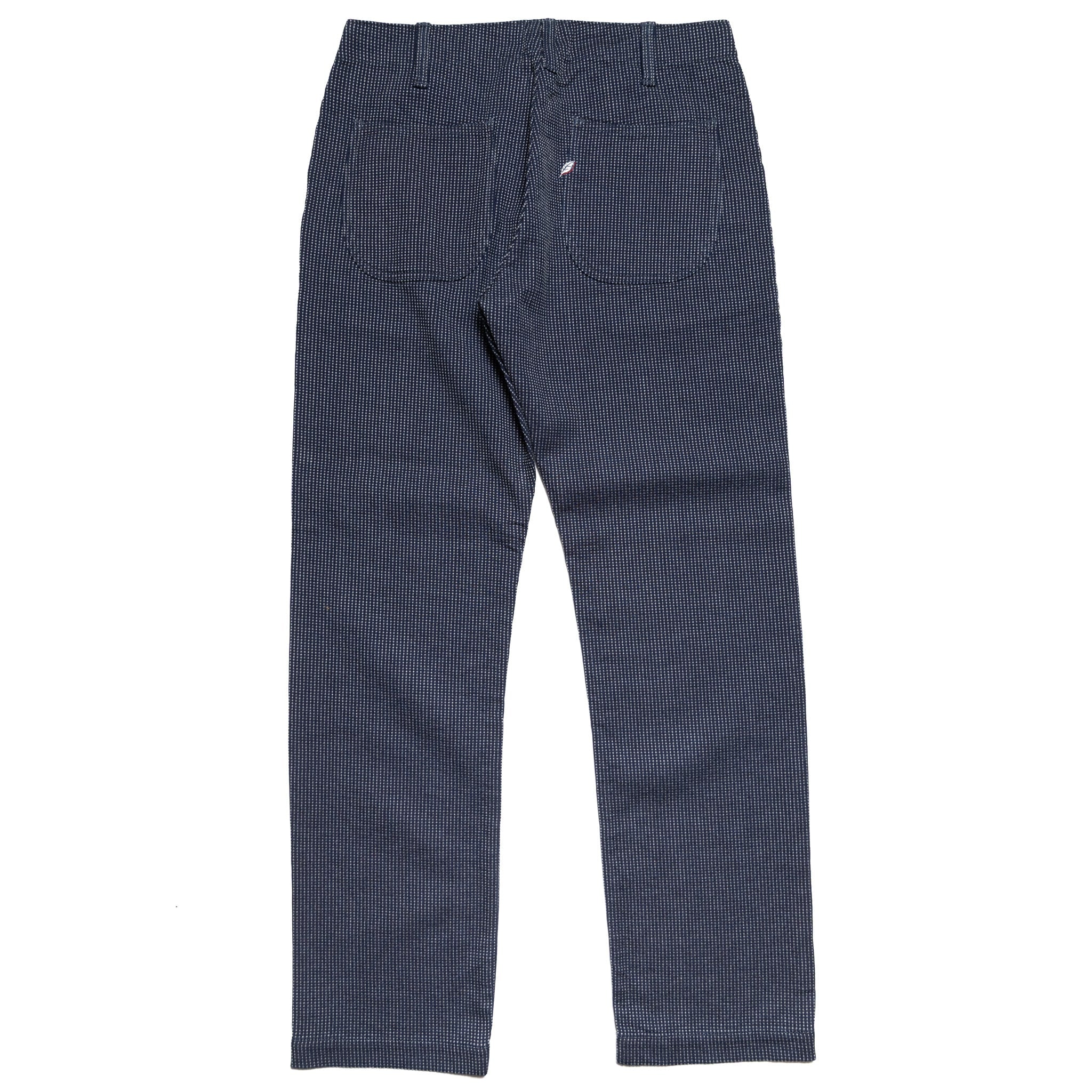 LP-1180-2 Stitch Stripe Comfortable Trousers - Indigo x Thin Stripe