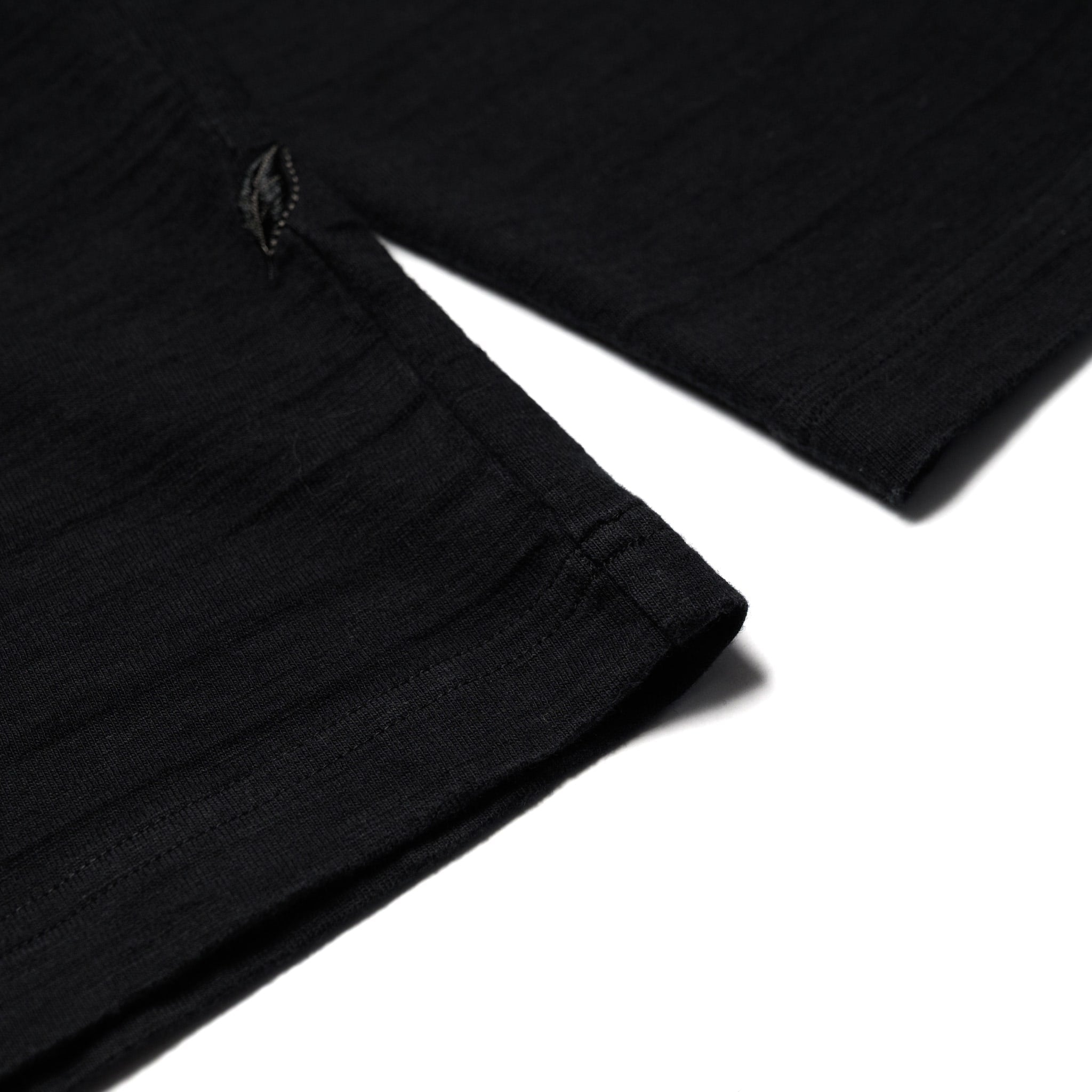 LS-SLB-5011-BK Slub Jersey Long Sleeve - Black