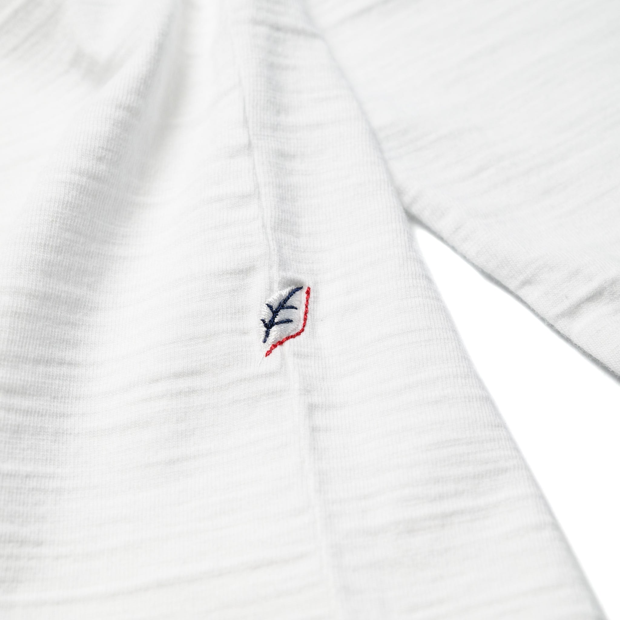 LS-SLB-5011-WH Slub Jersey Long Sleeve - White