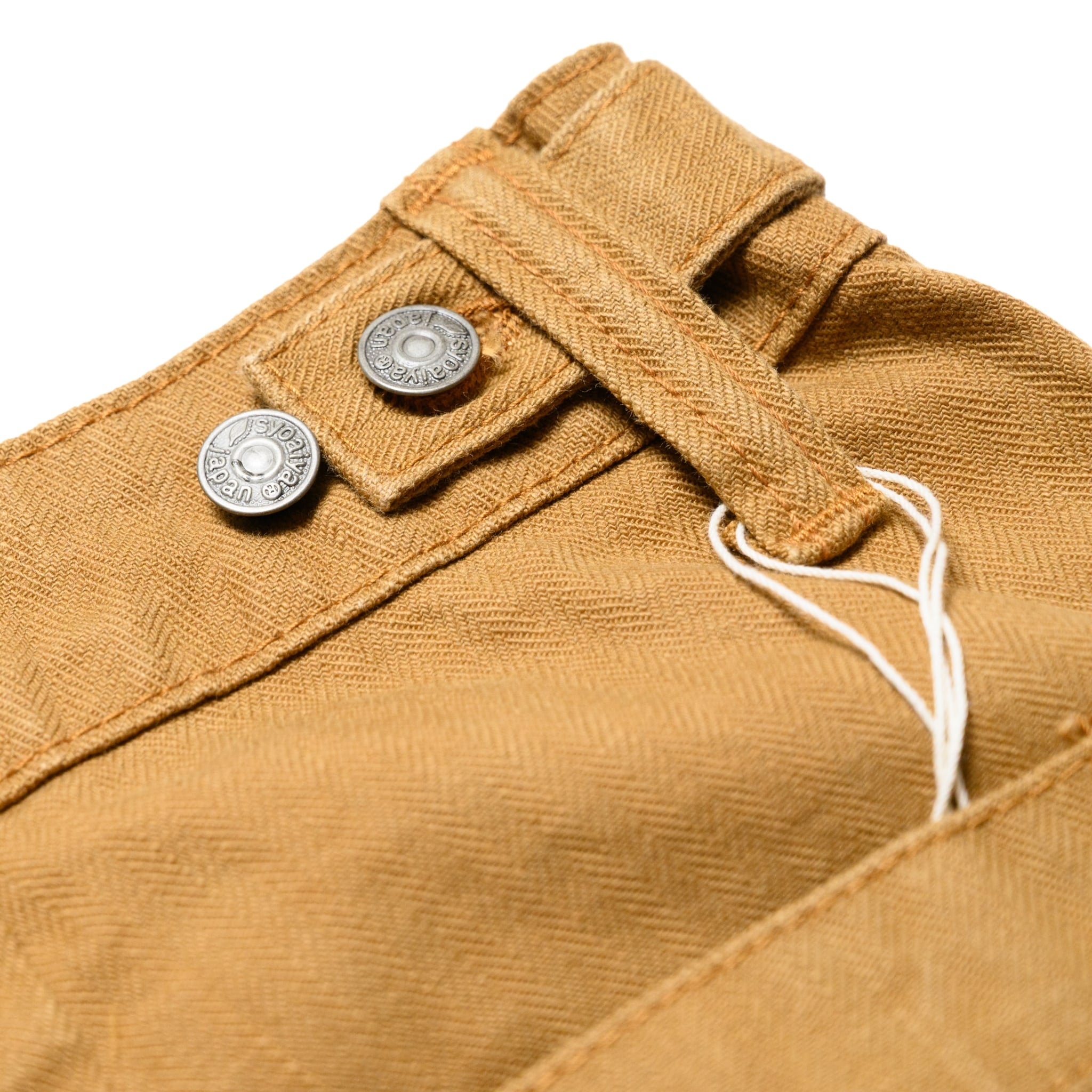 SP-1179-CA Sulfur Dyed Herringbone Work Shorts - Camel