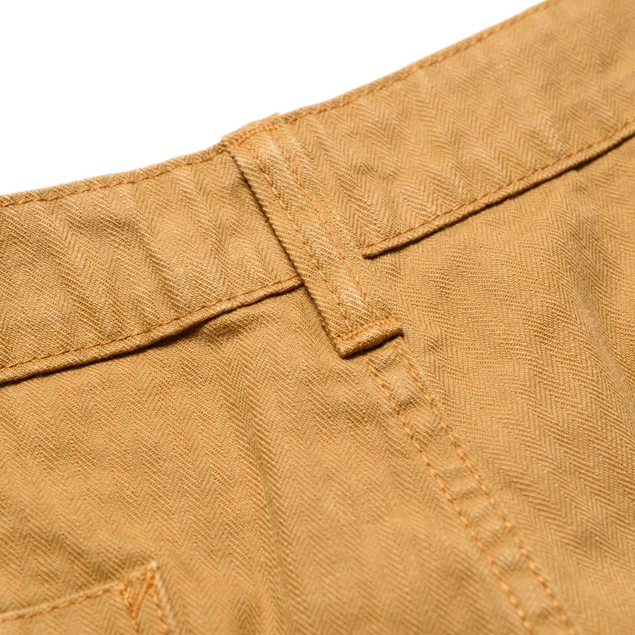 SP-1179-CA Sulfur Dyed Herringbone Work Shorts - Camel