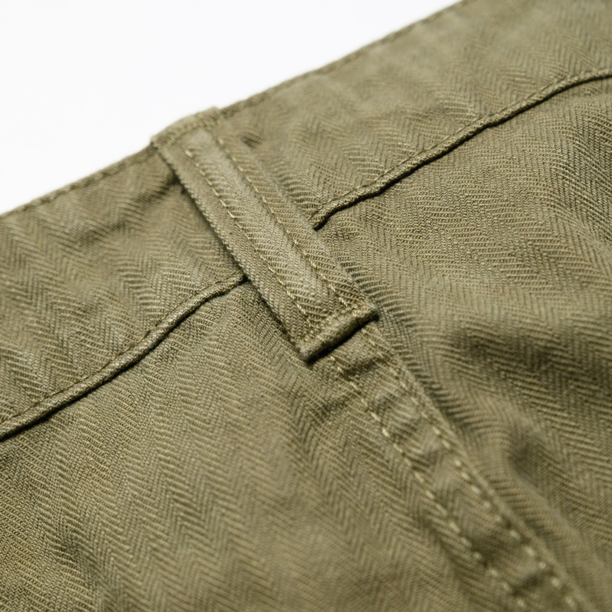 SP-1179-OLV Sulfur Dyed Herringbone Work Shorts - Olive