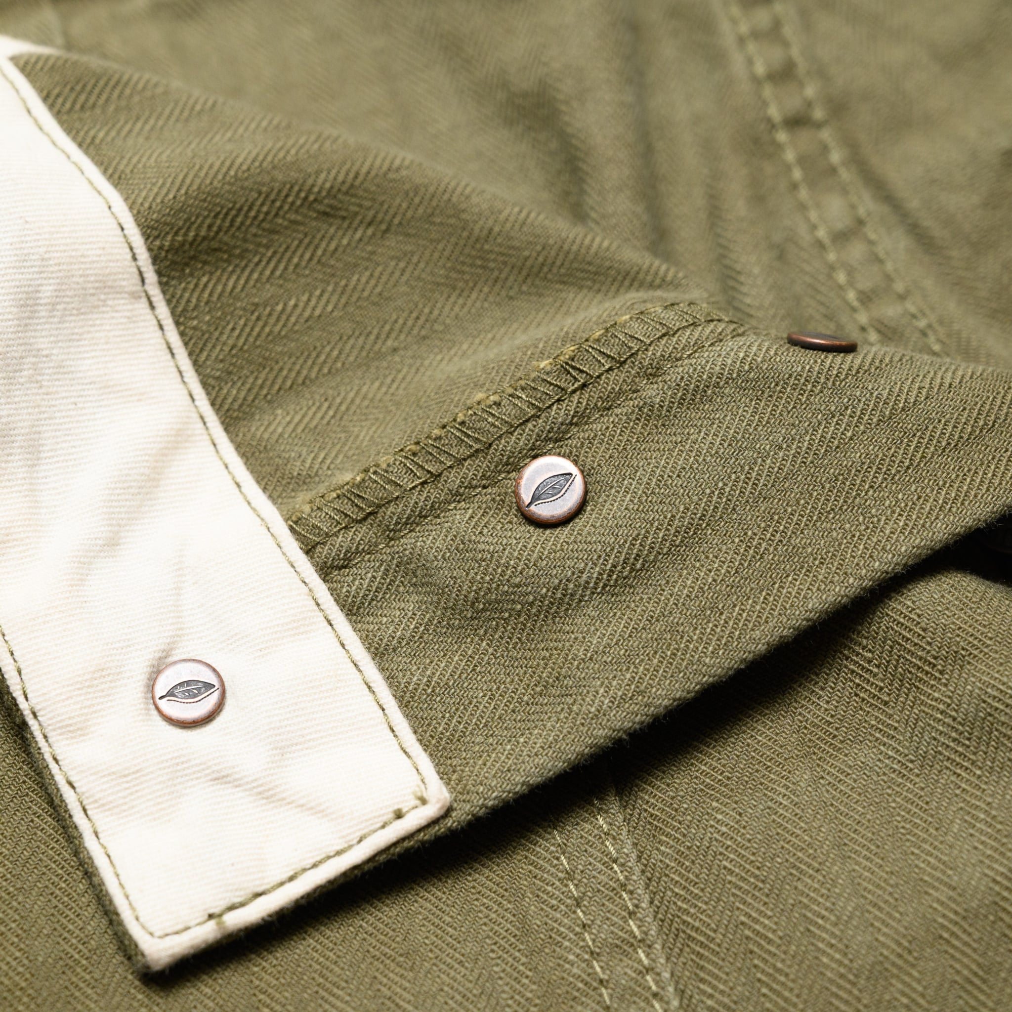 SP-1179-OLV Sulfur Dyed Herringbone Work Shorts - Olive