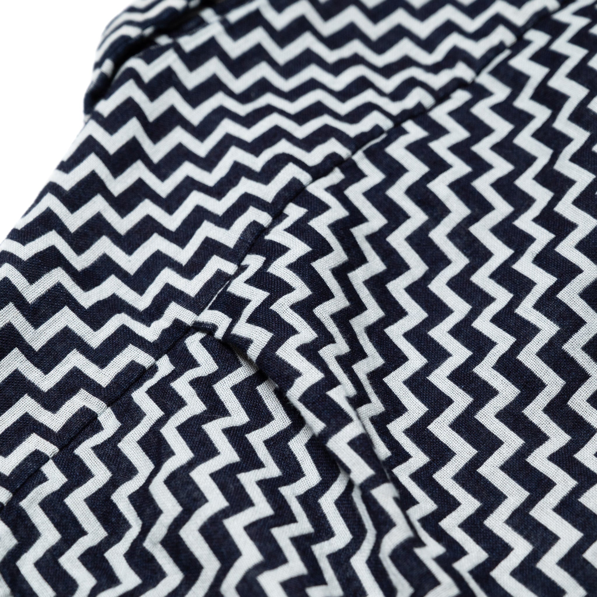 SS-2232-2 Jacquard Open Collar Short Sleeve Shirt - Saw
