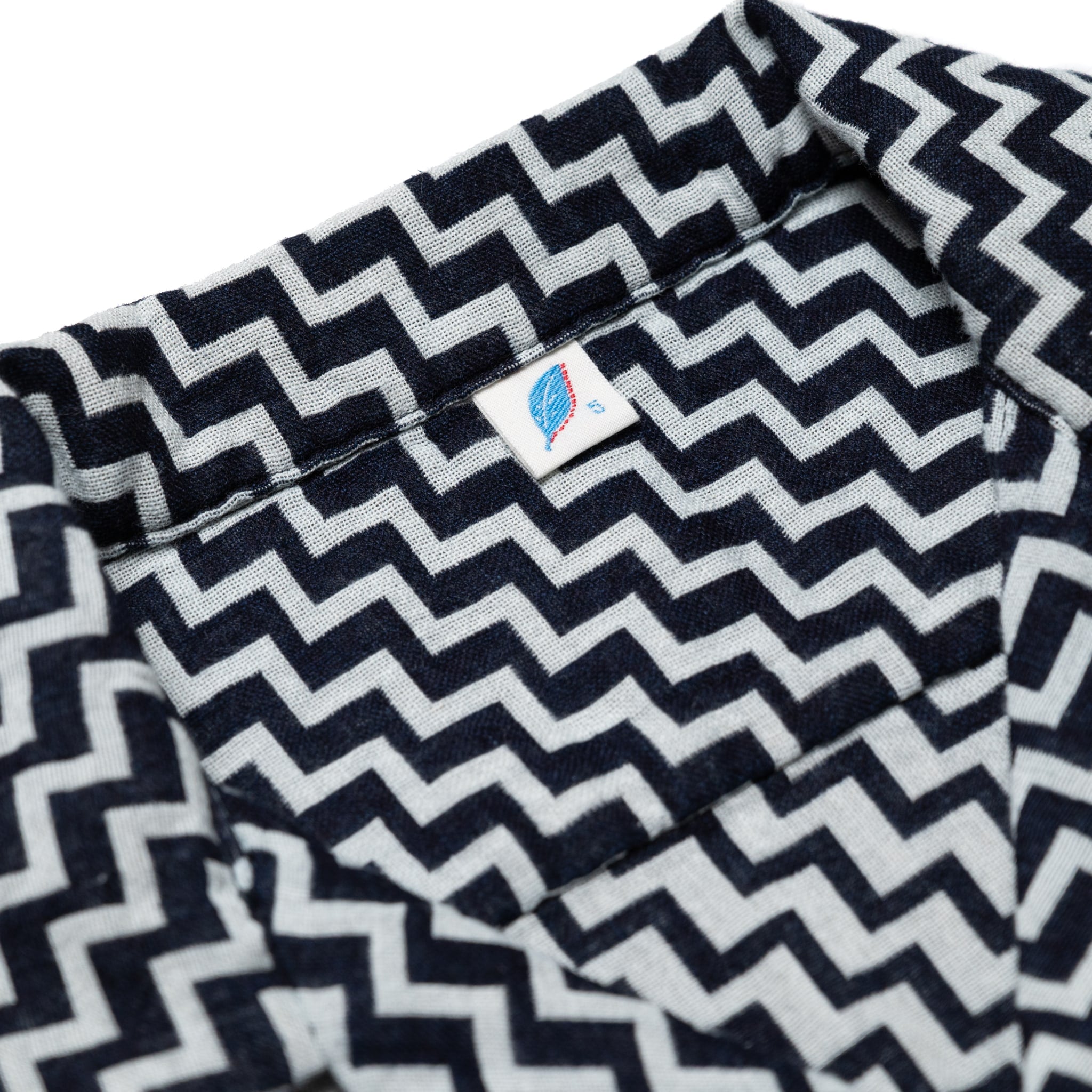 SS-2232-2 Jacquard Open Collar Short Sleeve Shirt - Saw