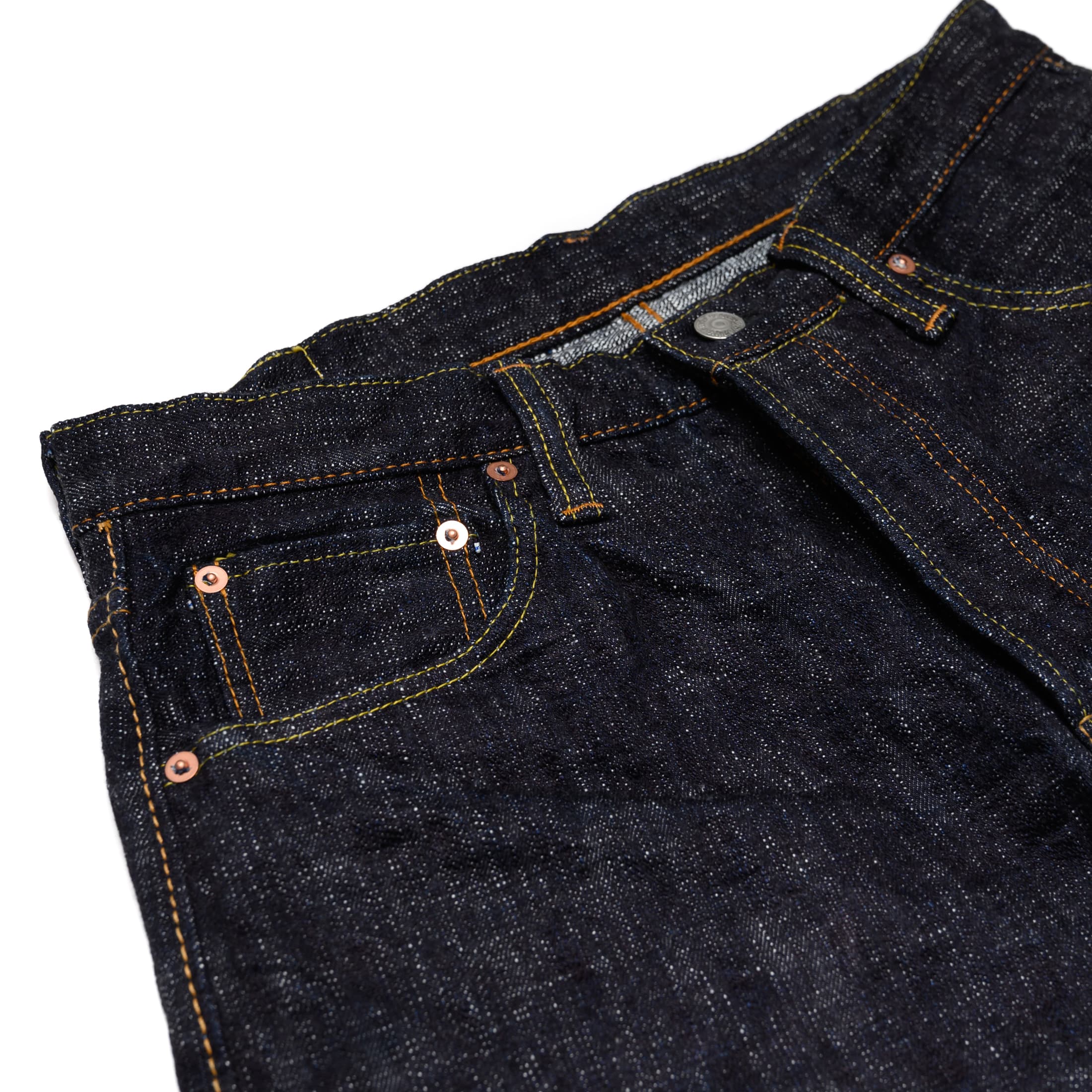 Pure Blue Japan WSB-019 16oz Double Slub Selvedge Denim Relaxed Taper Indigo Coin Pocket