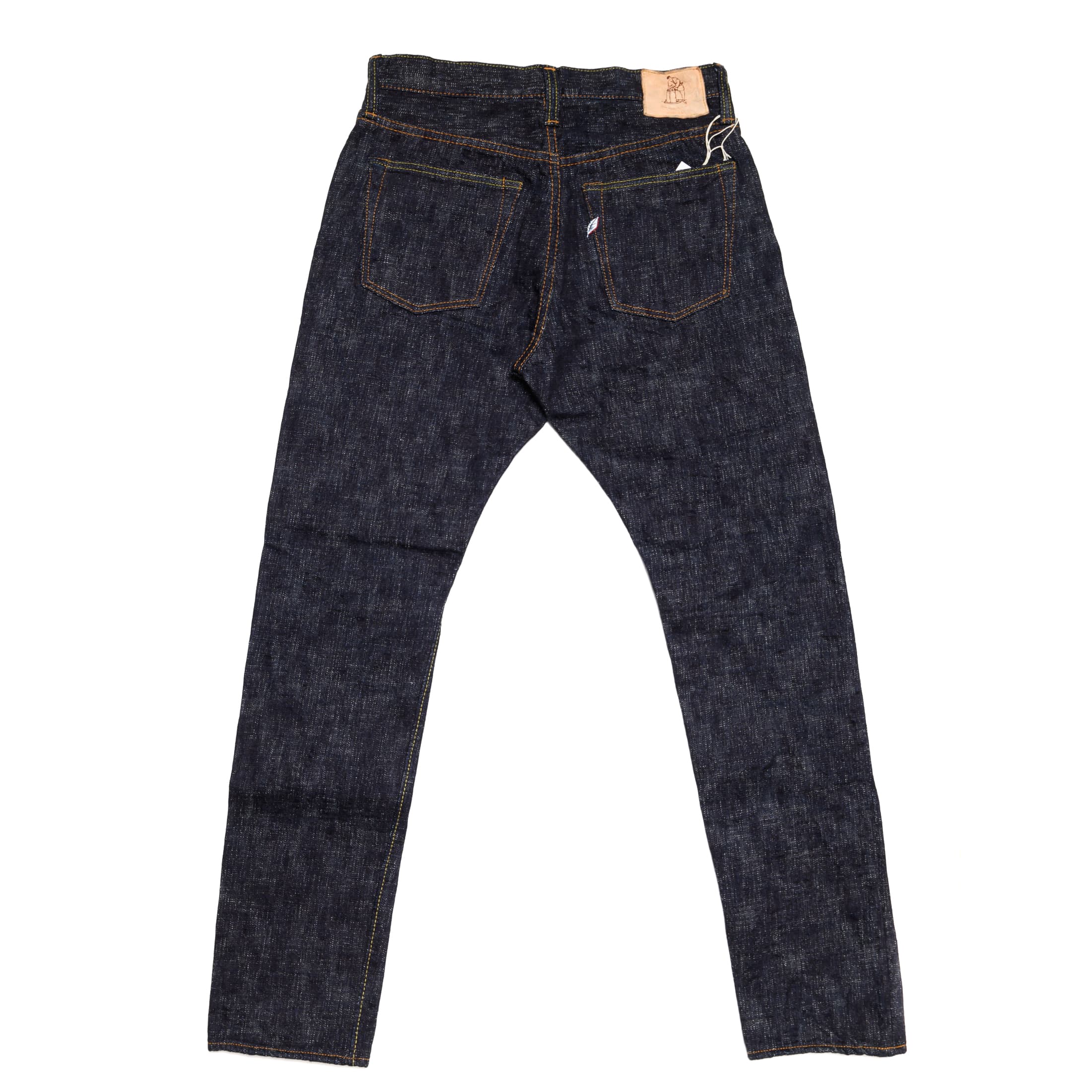 Pure Blue Japan WSB-019 16oz Double Slub Selvedge Denim Relaxed Taper Indigo Rear