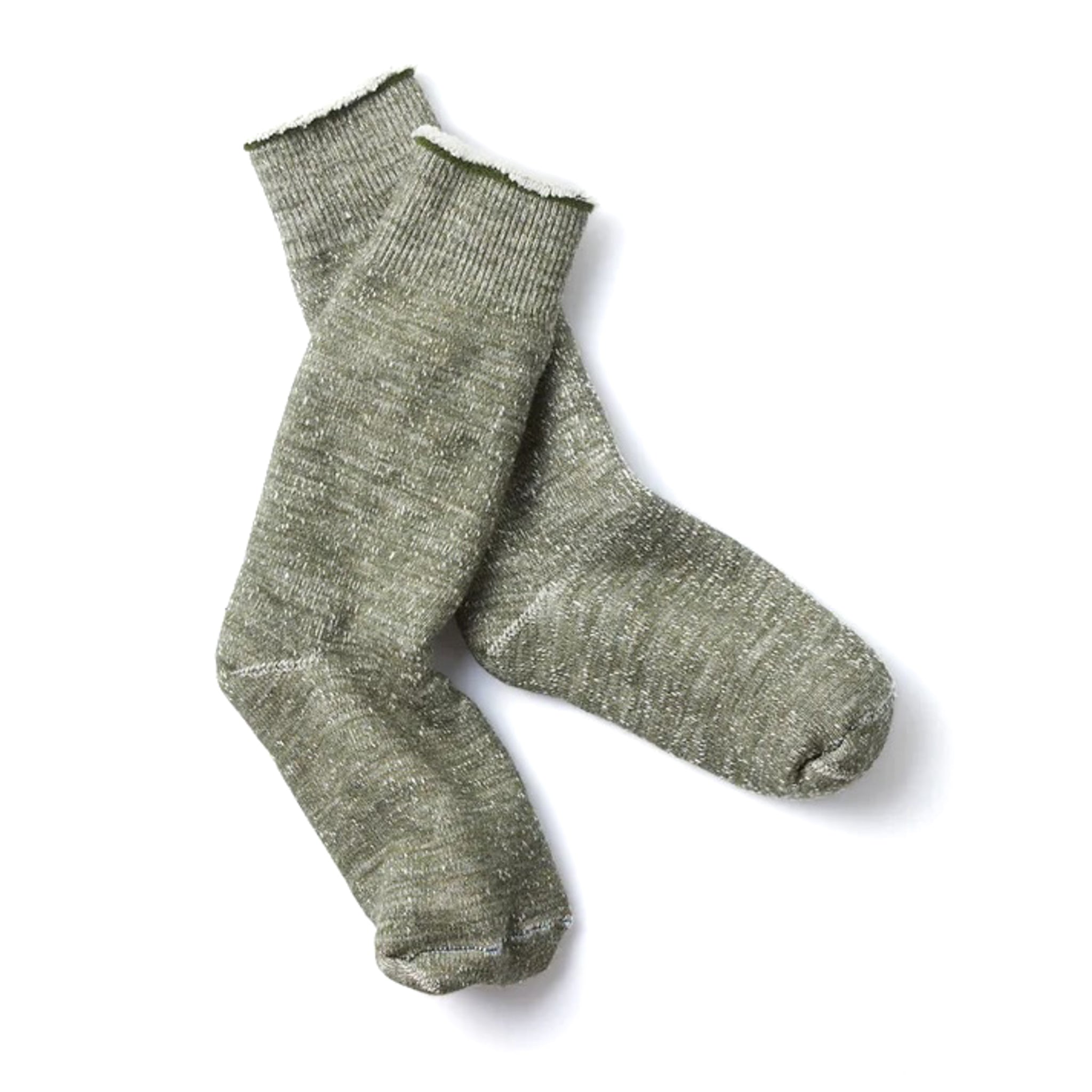 R1001 Double Face Crew - Army Green