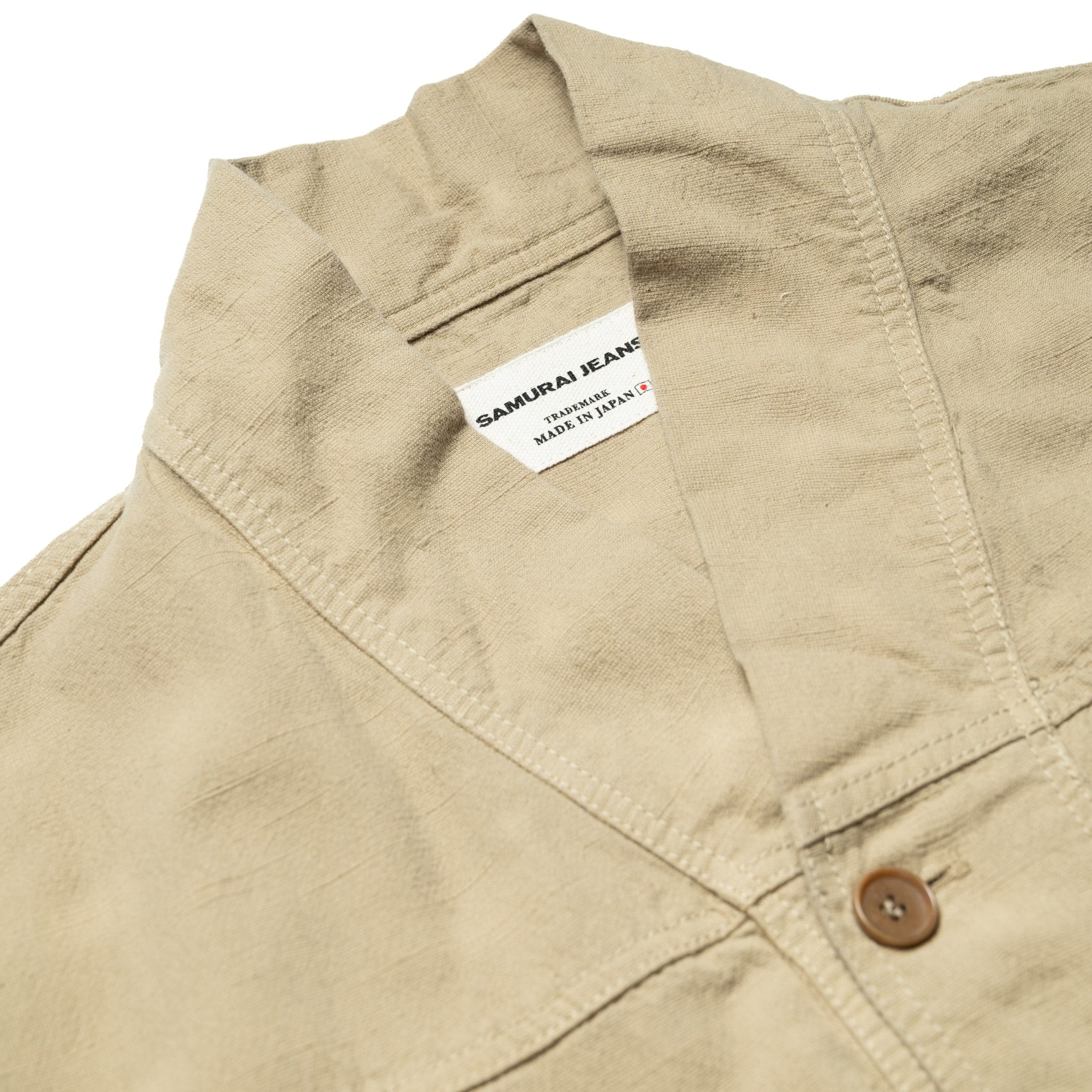 SJCDJ25-AT Tropical Weather Dobby Cardigan - Beige