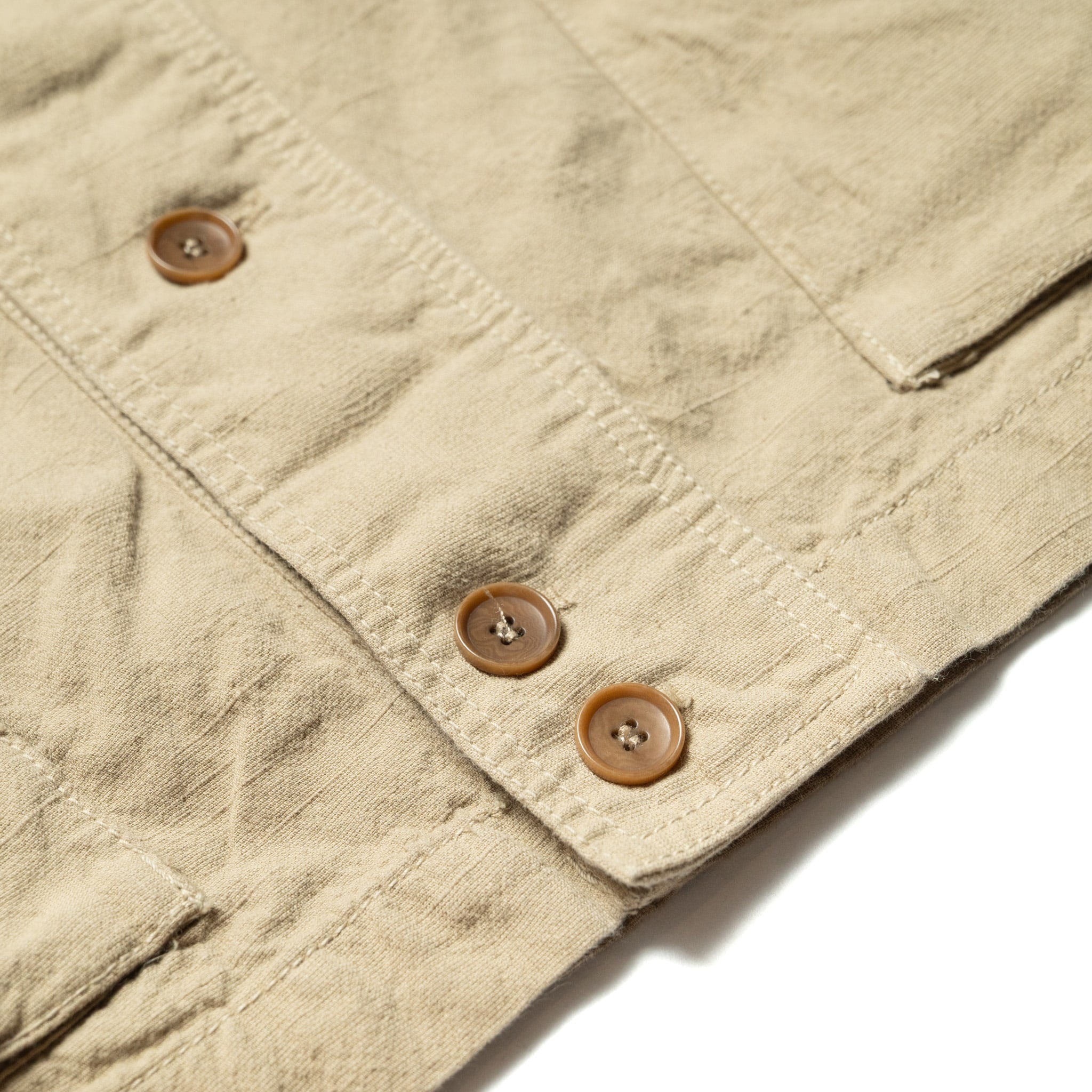 SJCDJ25-AT Tropical Weather Dobby Cardigan - Beige