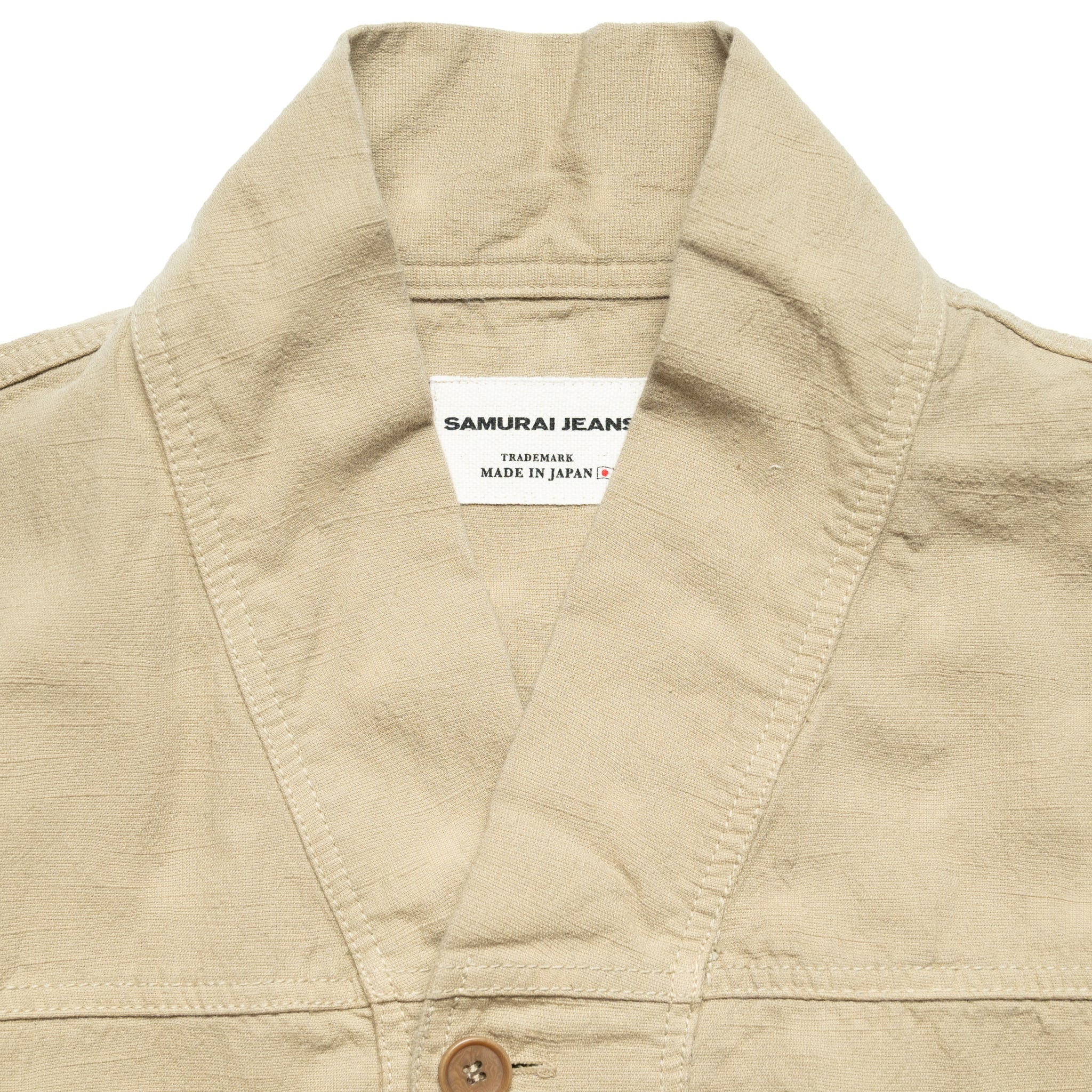 SJCDJ25-AT Tropical Weather Dobby Cardigan - Beige