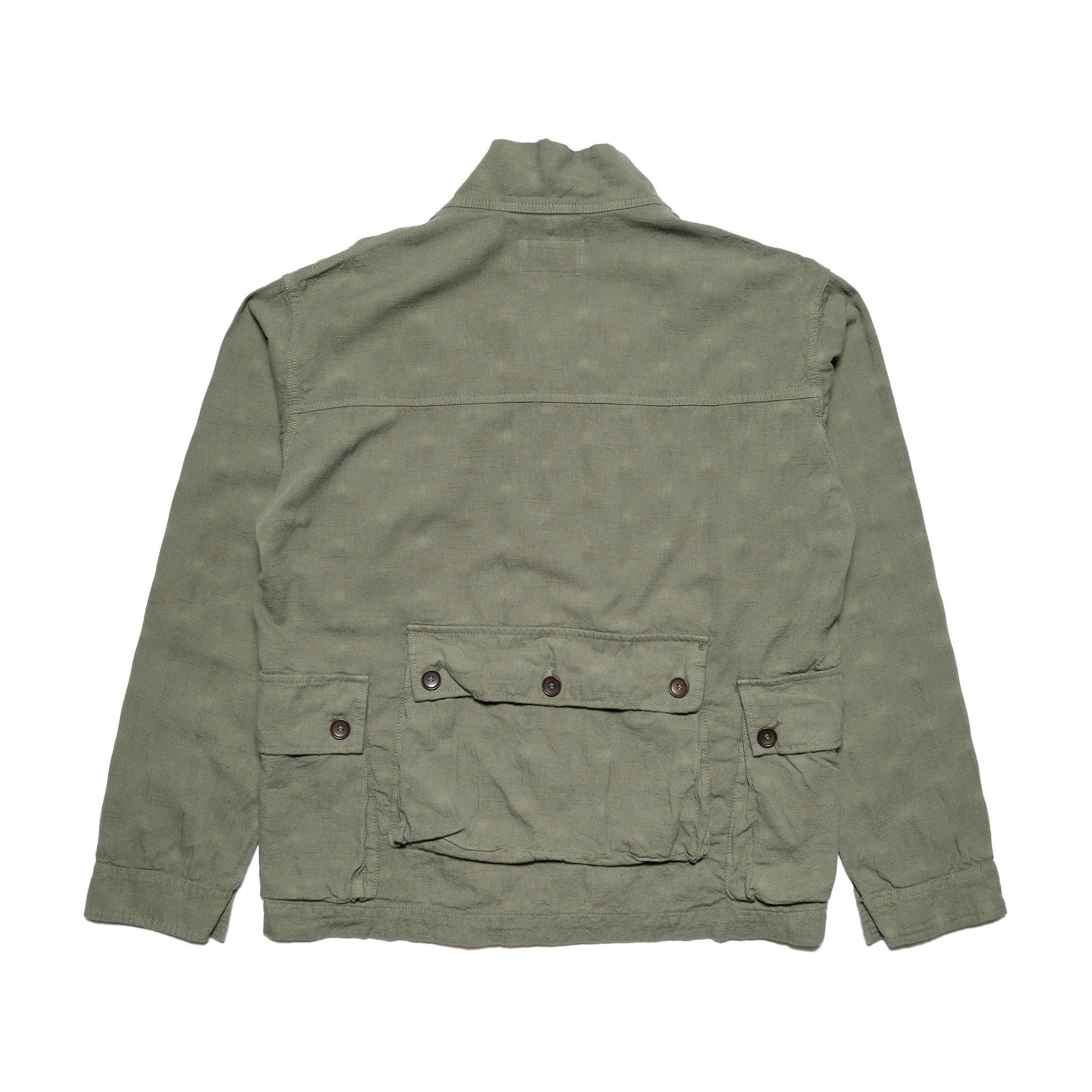 SJCDJ25-AT Tropical Weather Dobby Cardigan - Olive