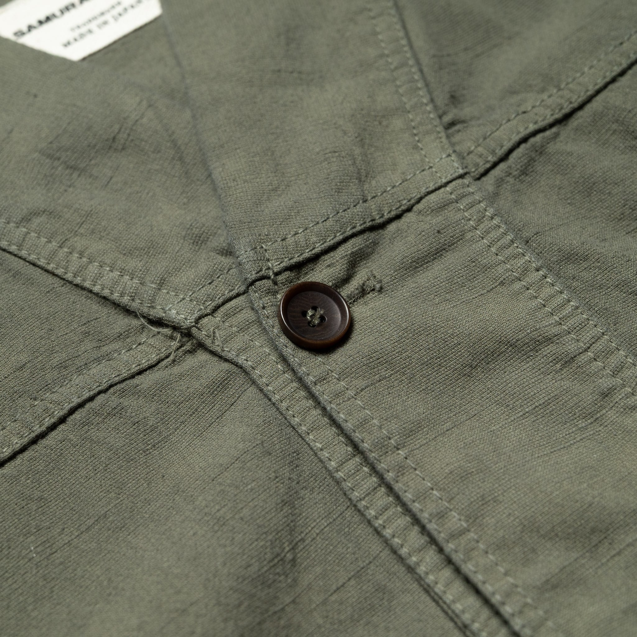SJCDJ25-AT Tropical Weather Dobby Cardigan - Olive