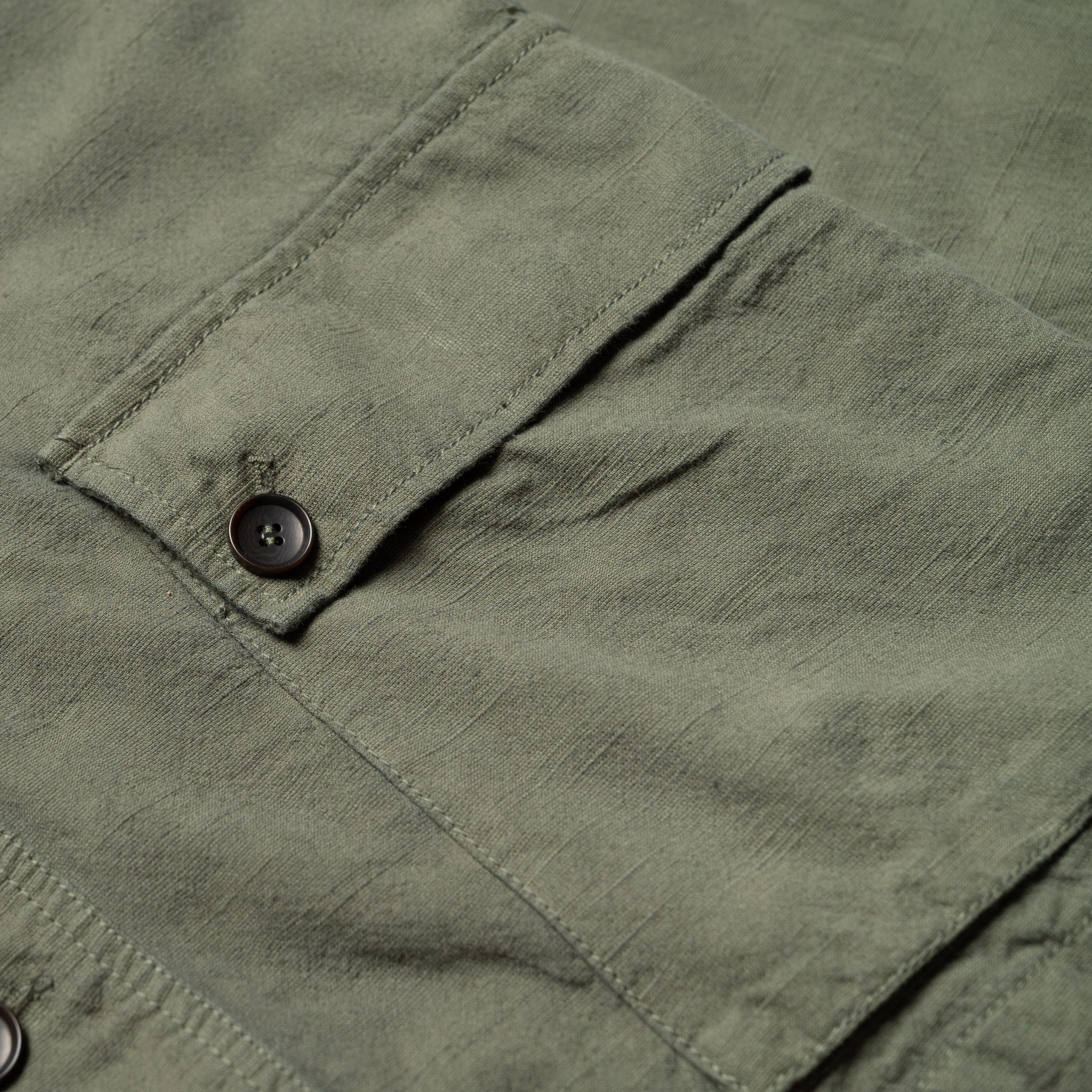 SJCDJ25-AT Tropical Weather Dobby Cardigan - Olive