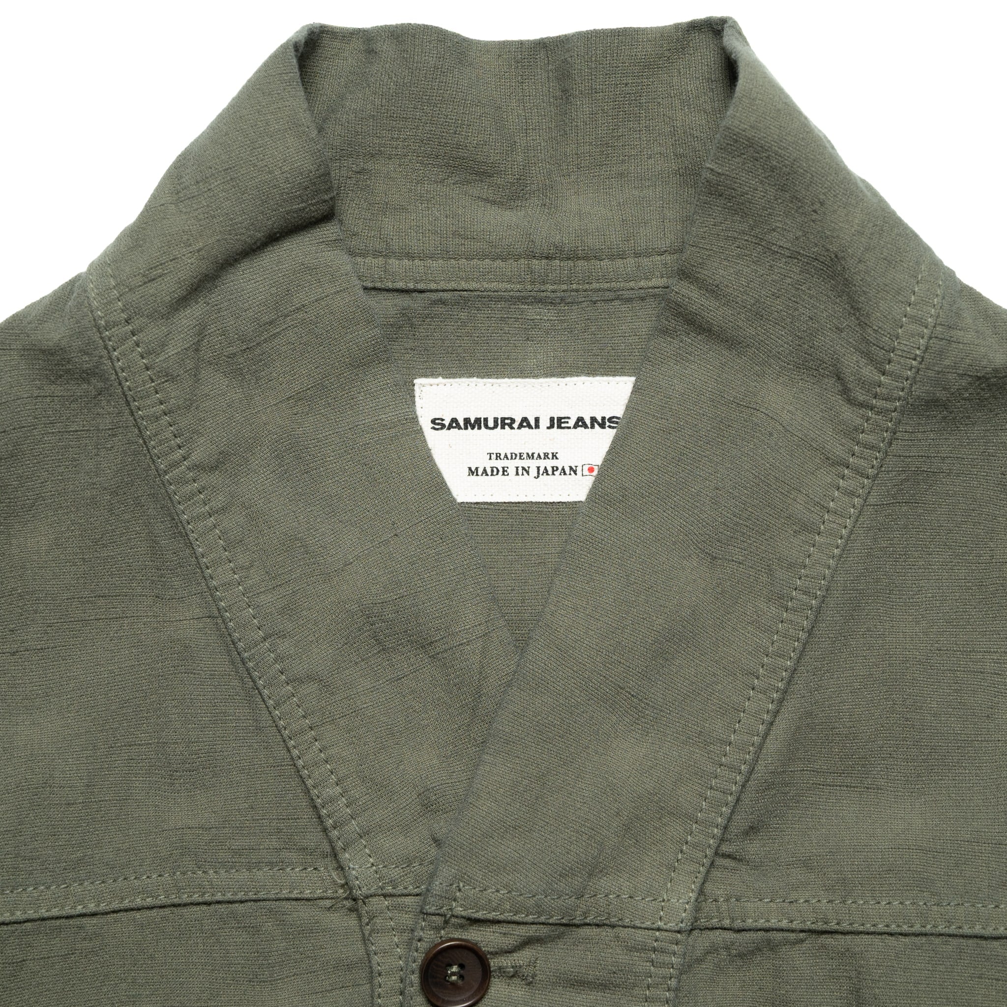 SJCDJ25-AT Tropical Weather Dobby Cardigan - Olive
