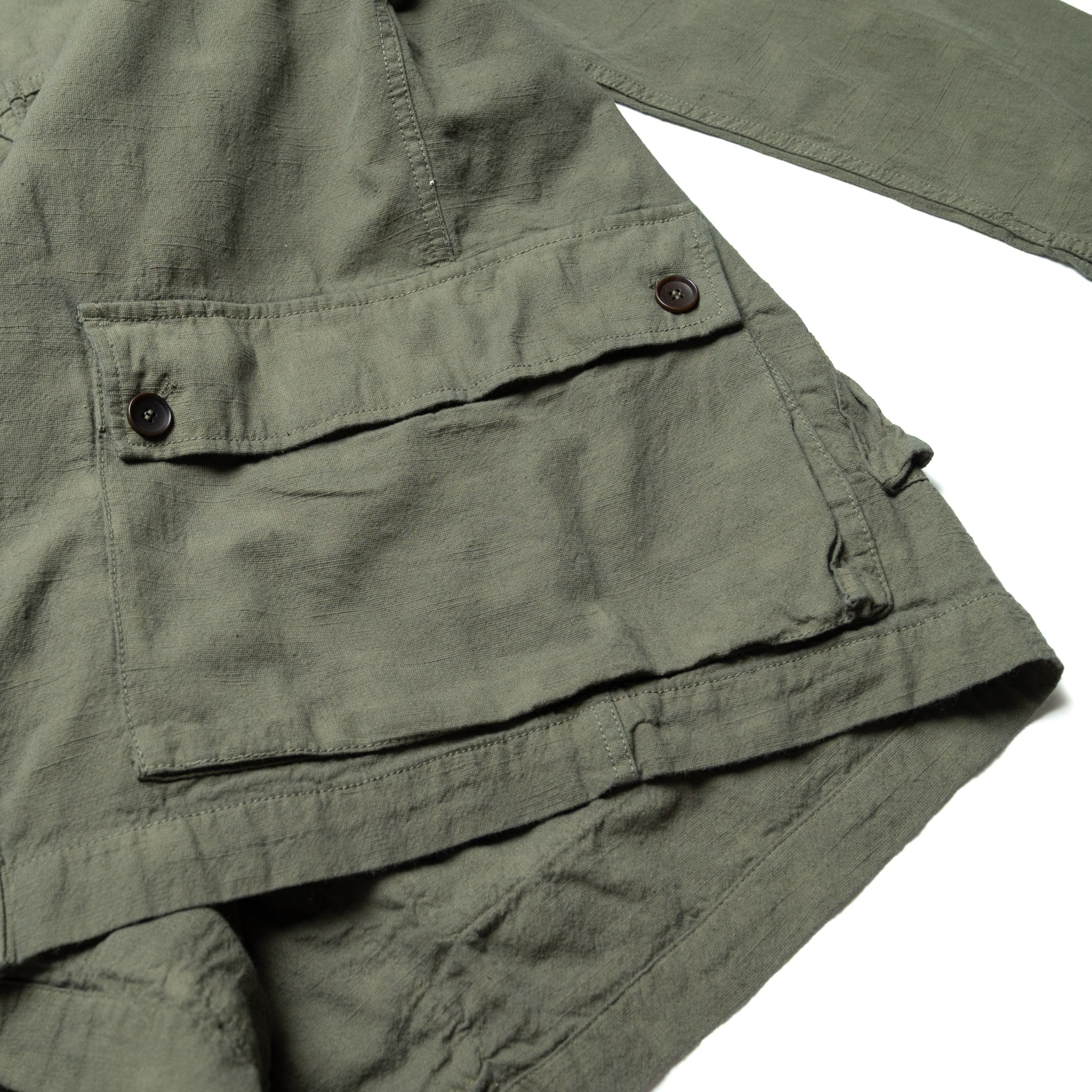 SJCDJ25-AT Tropical Weather Dobby Cardigan - Olive