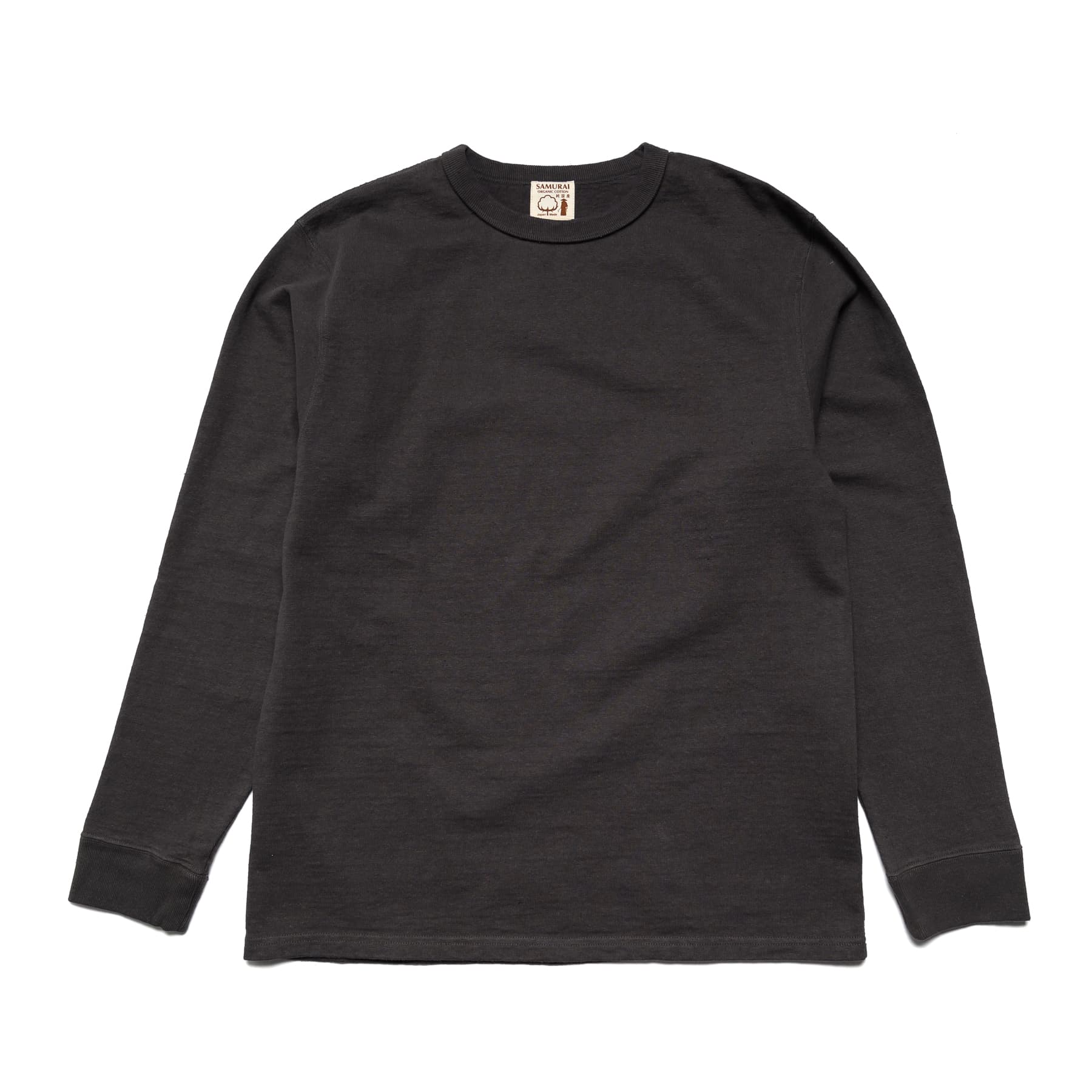SJSLT-SC01 Japanese Cotton Made Crew Neck Tee - Kuromame
