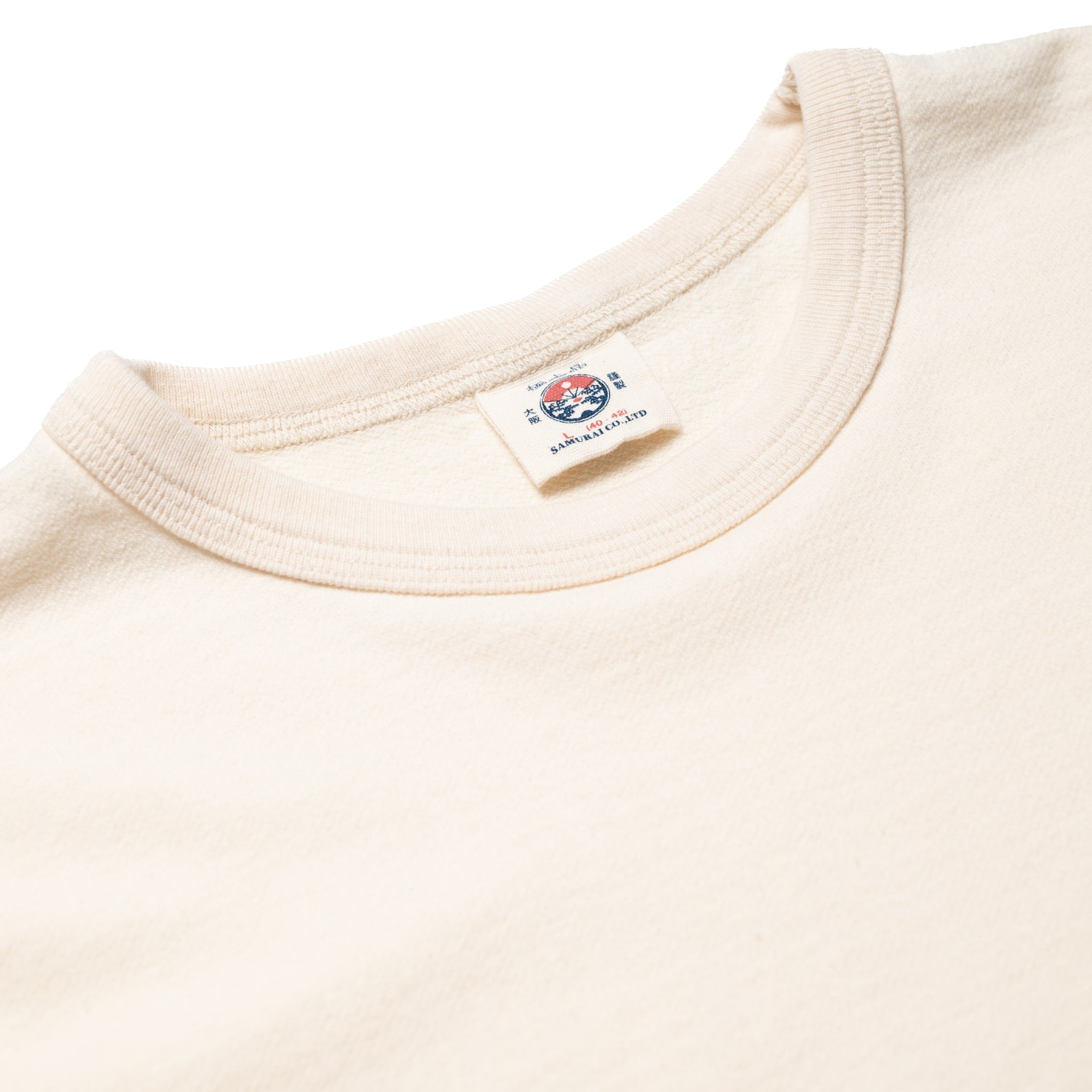 SJST-RIM Inlay Loopwheel T-Shirt - Ivory