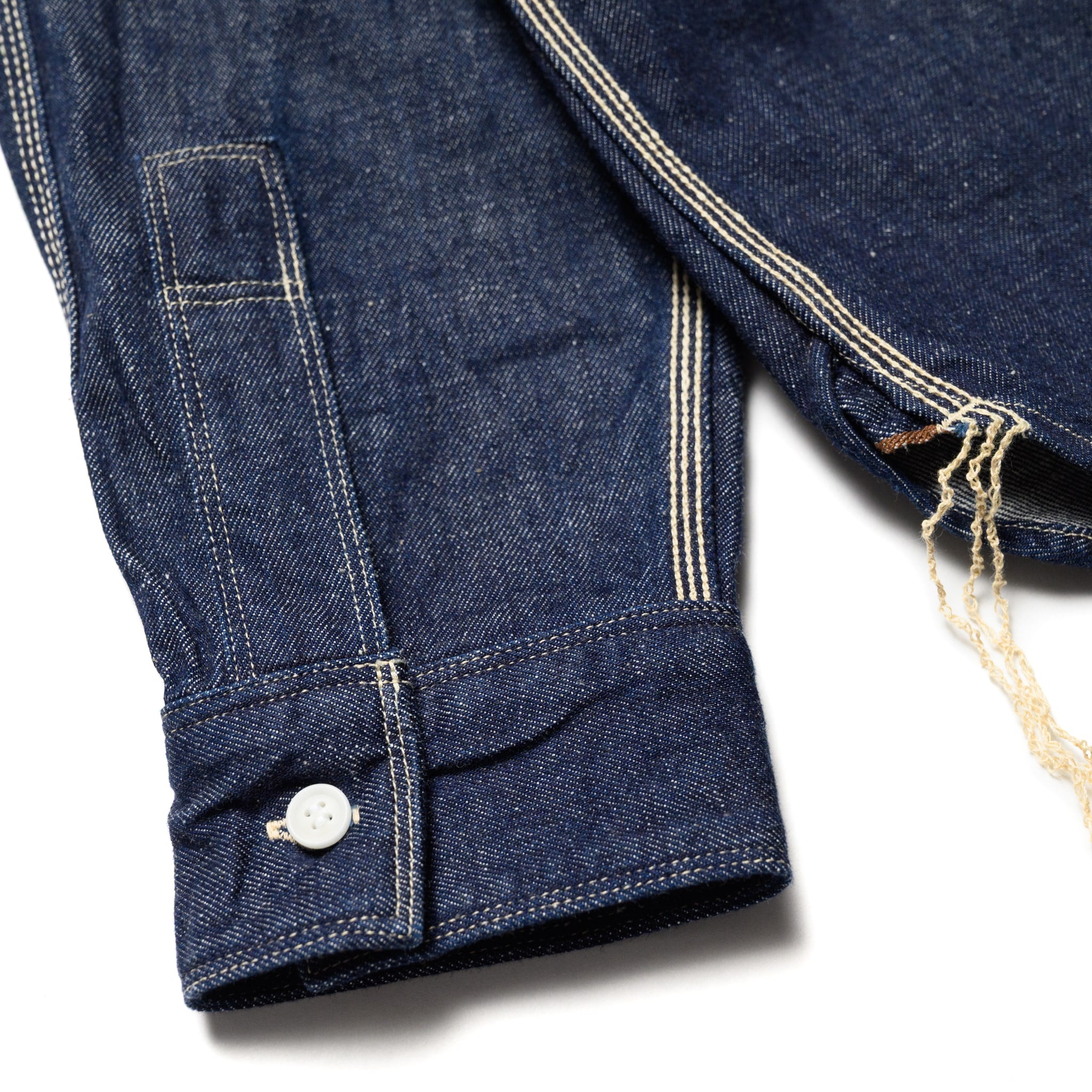 SJWS-SC02W Samurai Cotton Denim Work Shirt - Indigo