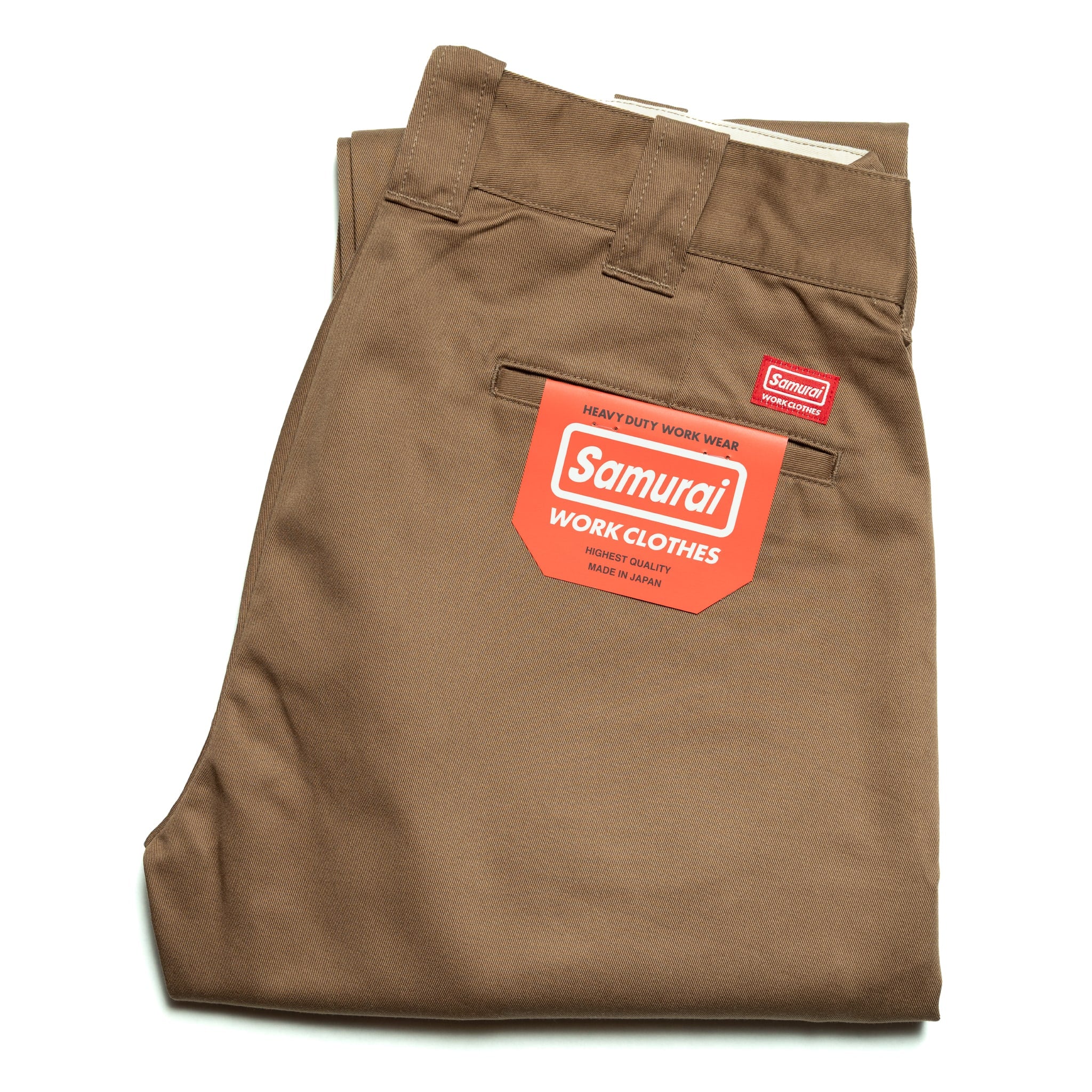 SWC500WP-CE T/C Twill Trousers - Mid Rise Slim Straight - Beige