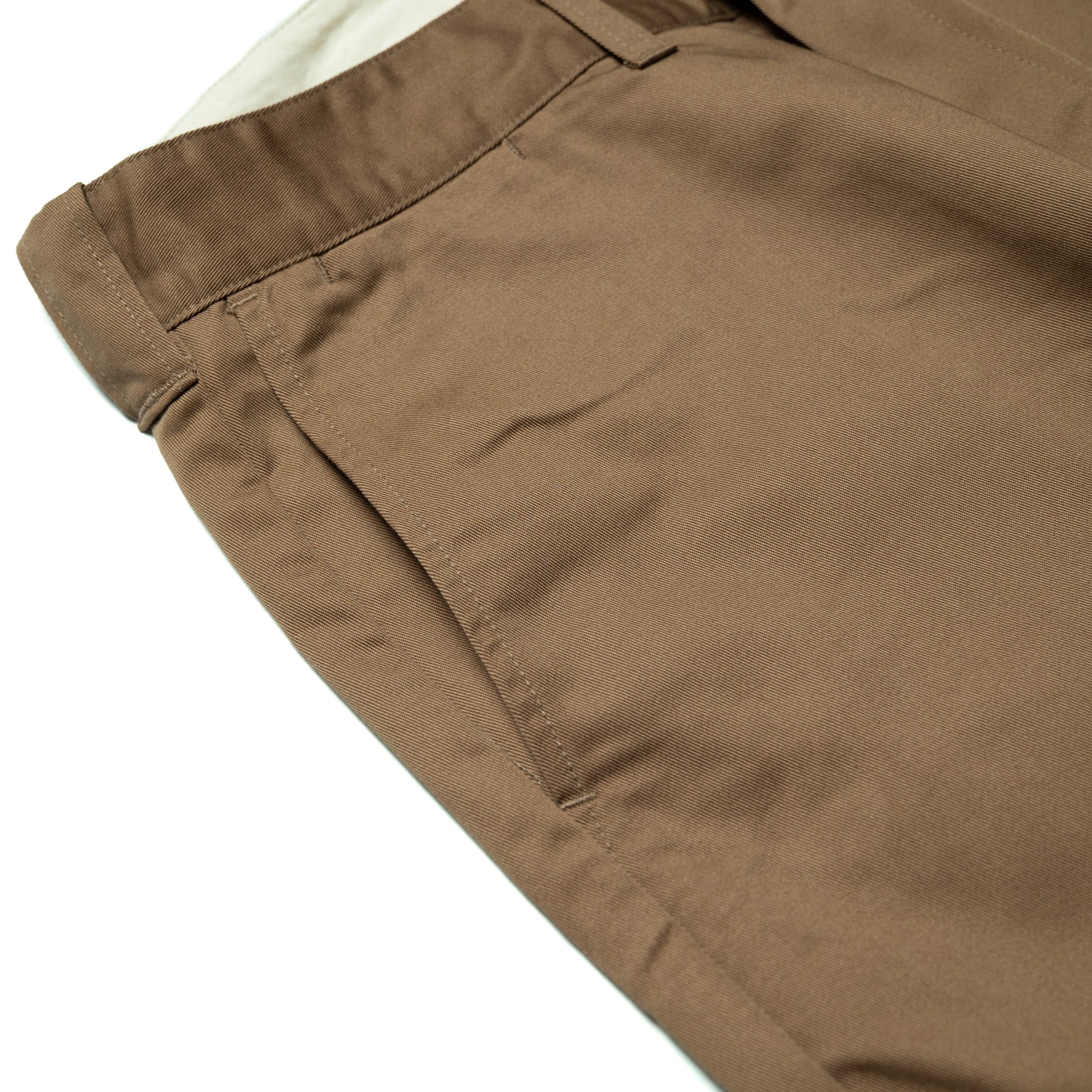 SWC500WP-CE T/C Twill Trousers - Mid Rise Slim Straight - Beige