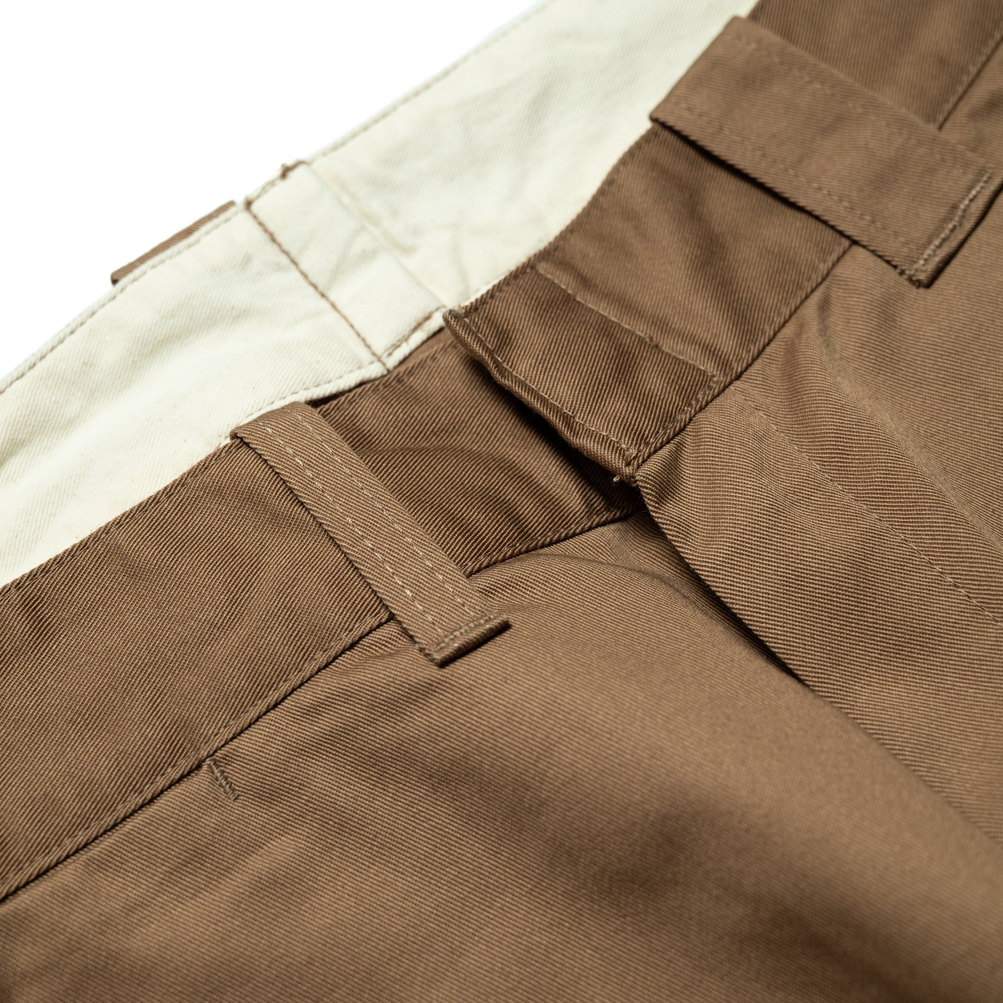 SWC500WP-CE T/C Twill Trousers - Mid Rise Slim Straight - Beige