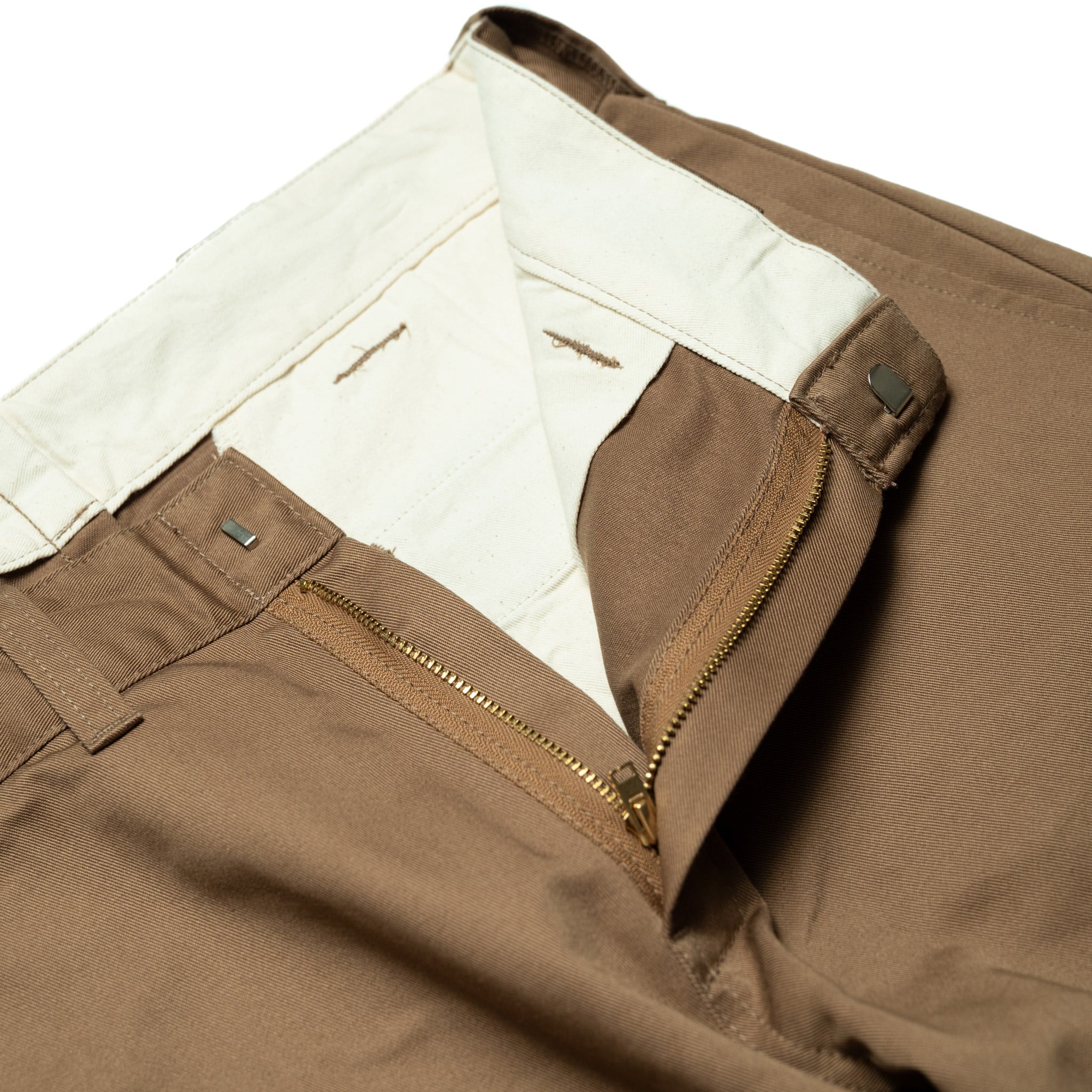 SWC500WP-CE T/C Twill Trousers - Mid Rise Slim Straight - Beige