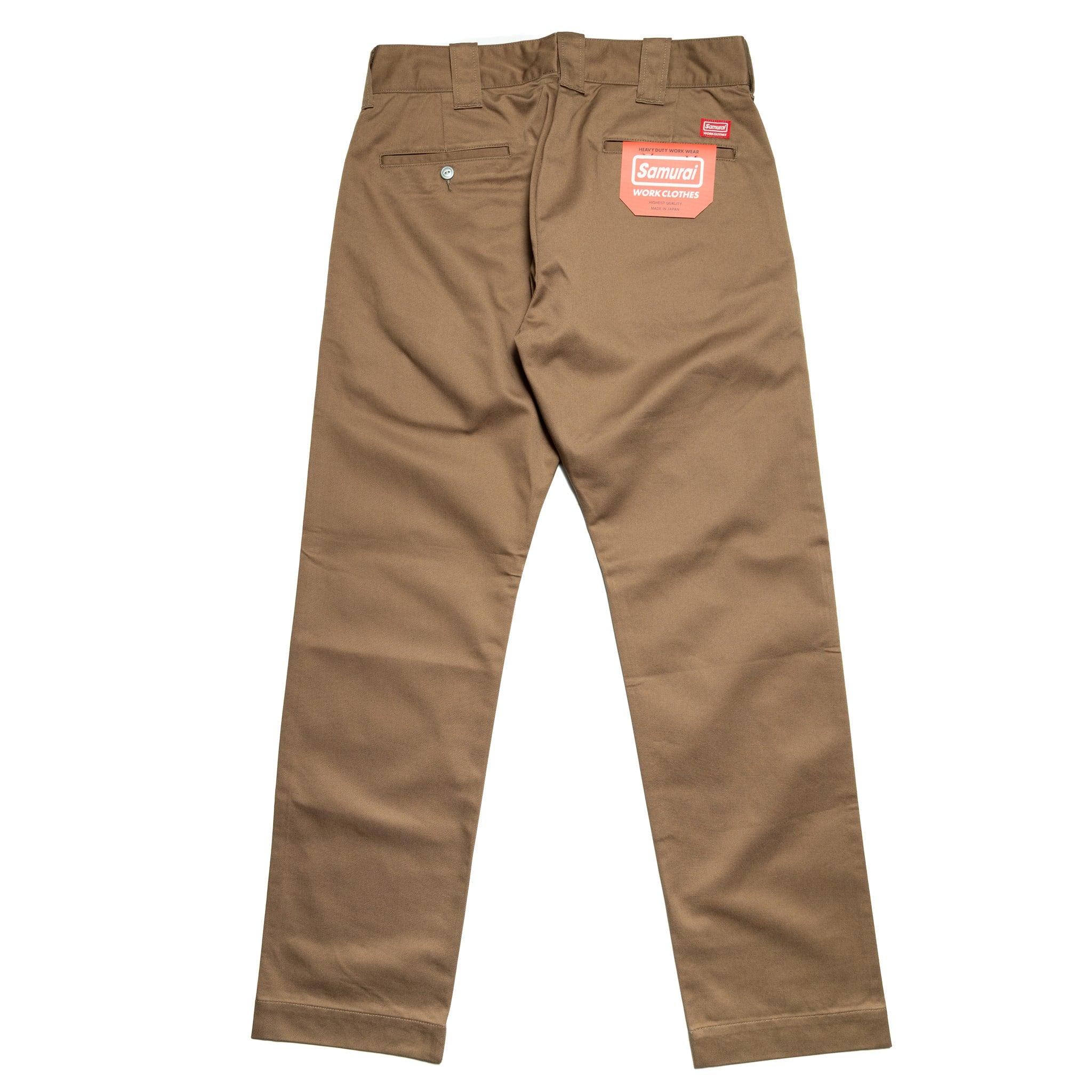 SWC500WP-CE T/C Twill Trousers - Mid Rise Slim Straight - Beige