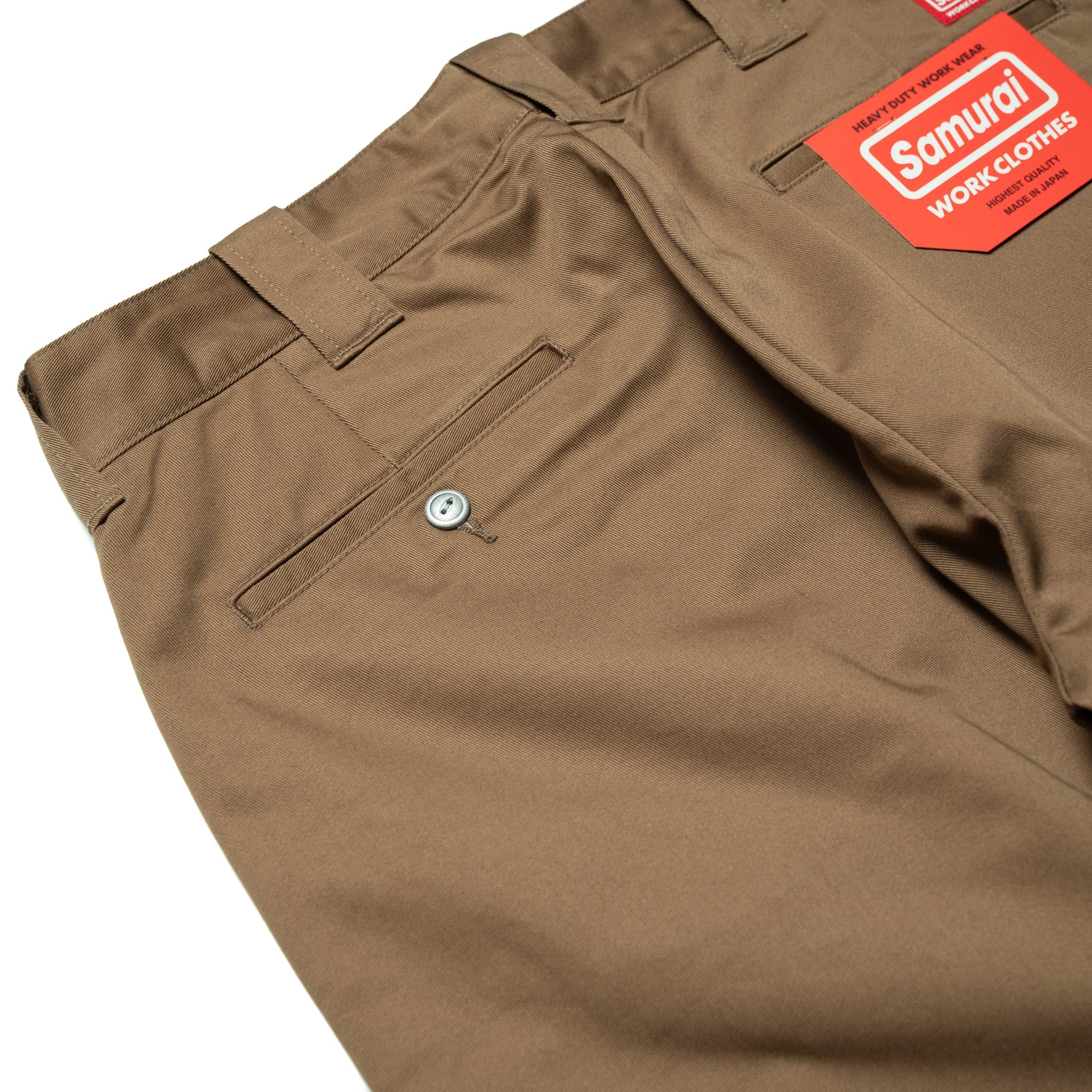 SWC500WP-CE T/C Twill Trousers - Mid Rise Slim Straight - Beige