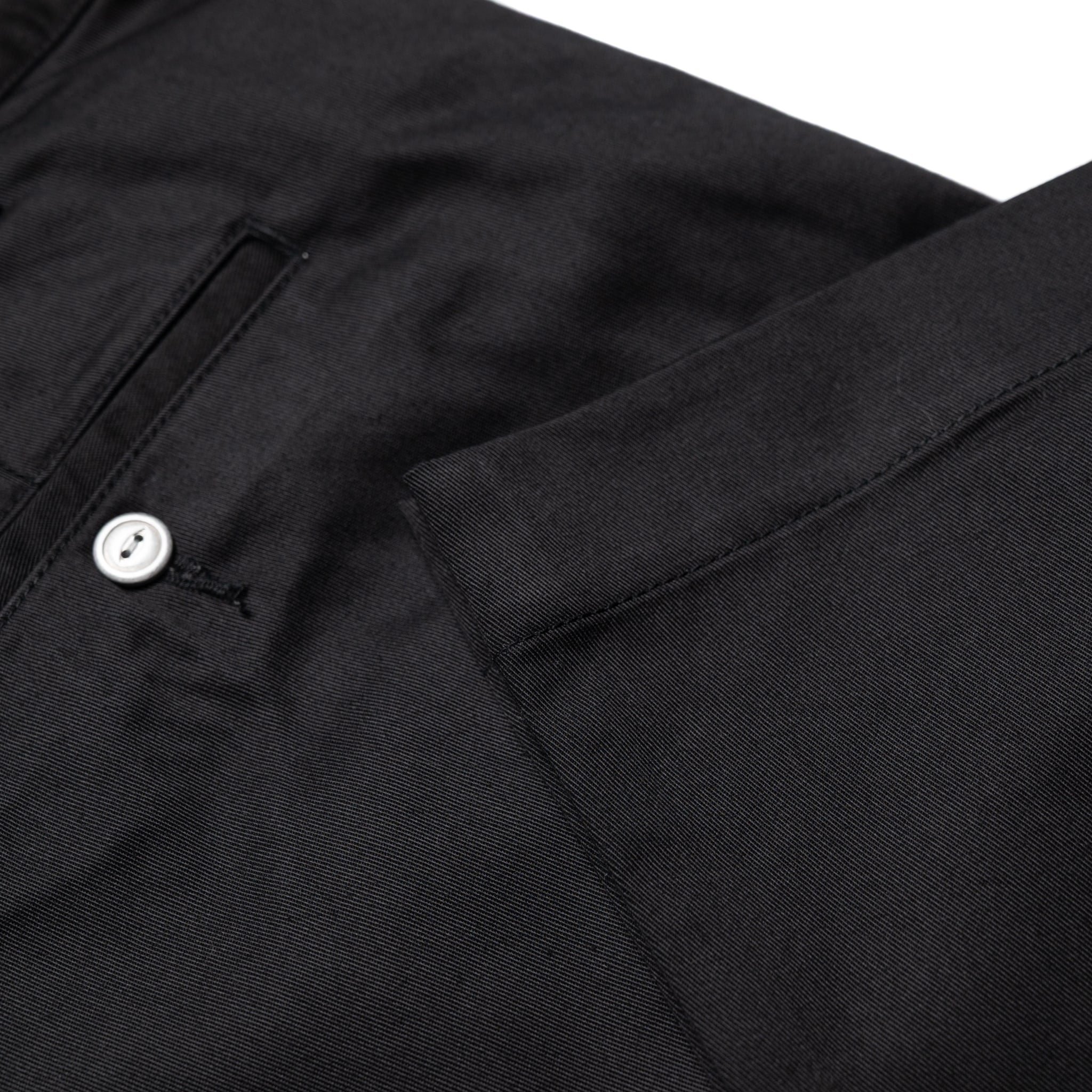 SWC500WP-CE T/C Twill Trousers - Mid Rise Slim Straight - Black
