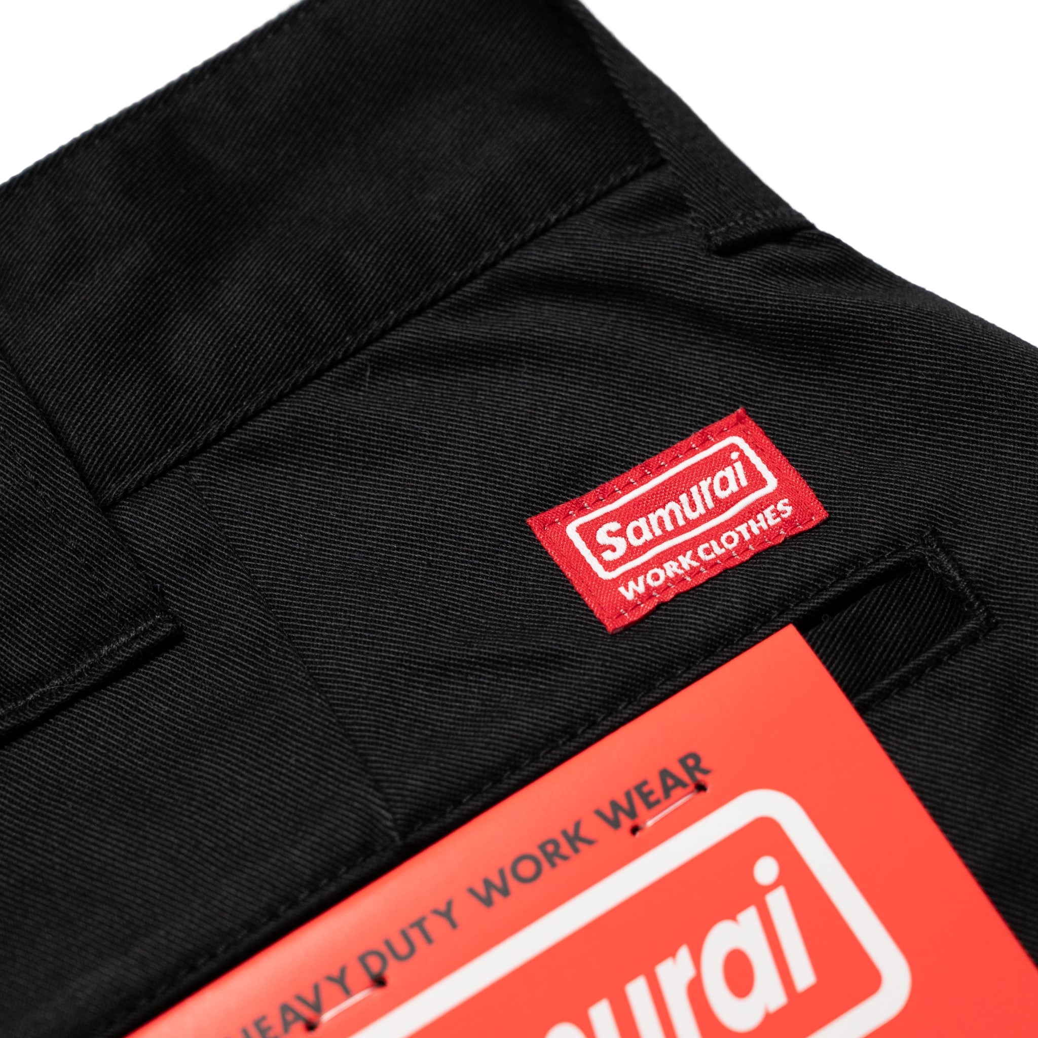 SWC500WP-CE T/C Twill Trousers - Mid Rise Slim Straight - Black