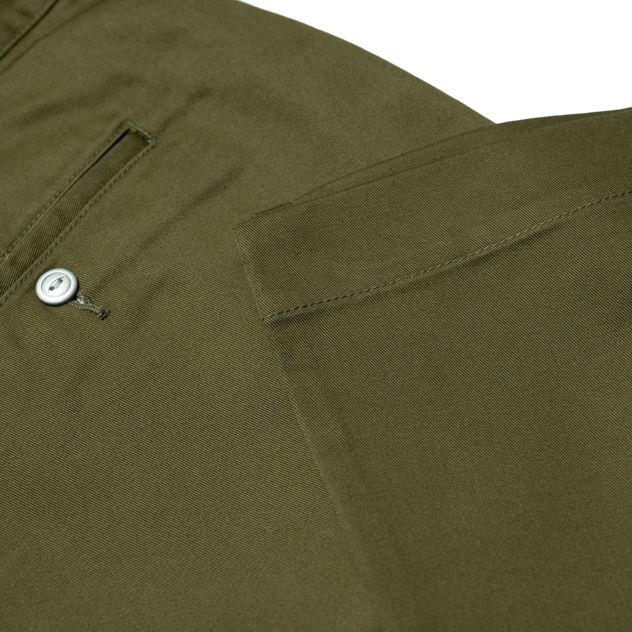 SWC500WP-CE T/C Twill Trousers - Mid Rise Slim Straight - Olive