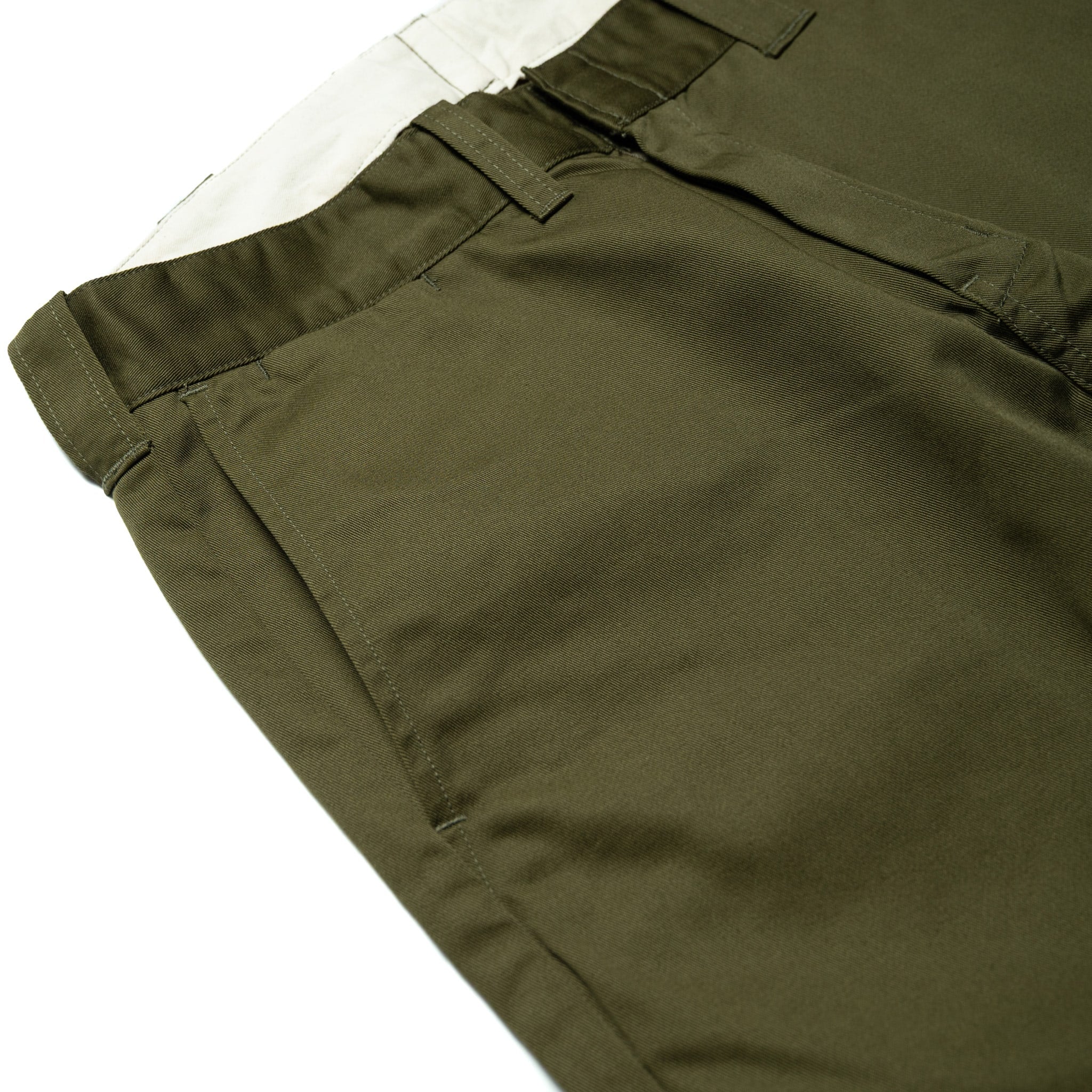 SWC500WP-CE T/C Twill Trousers - Mid Rise Slim Straight - Olive