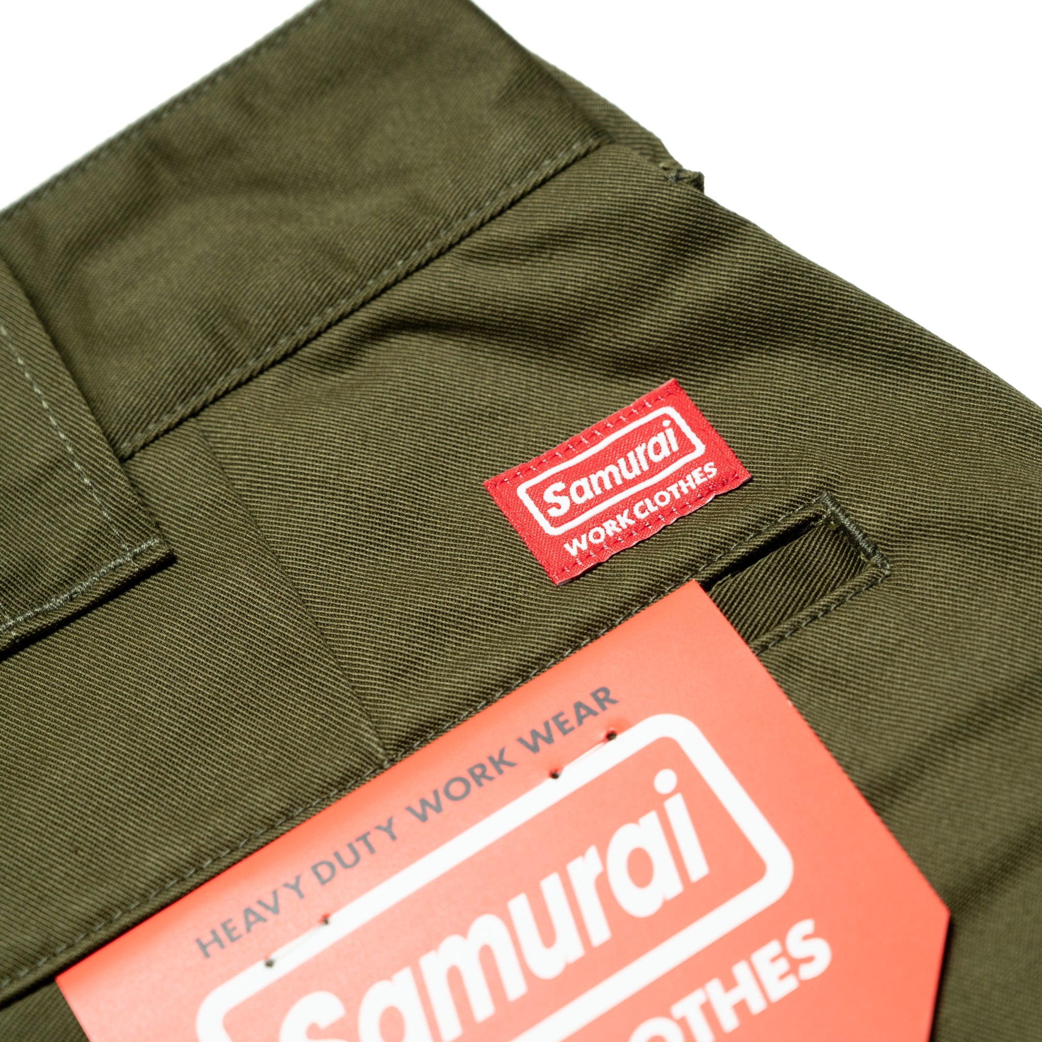 SWC500WP-CE T/C Twill Trousers - Mid Rise Slim Straight - Olive