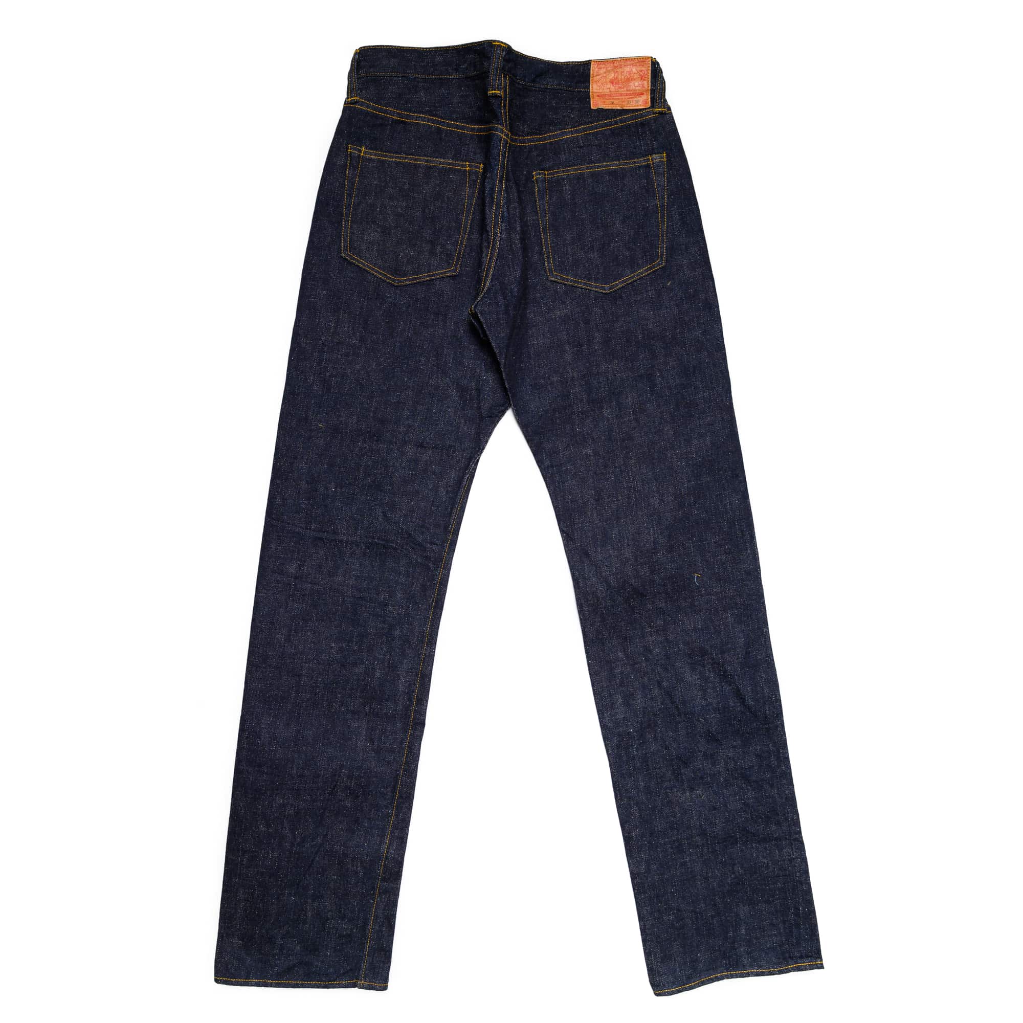 S3000VXII Model "Zero" 17oz Selvedge Denim Relaxed Straight Rear
