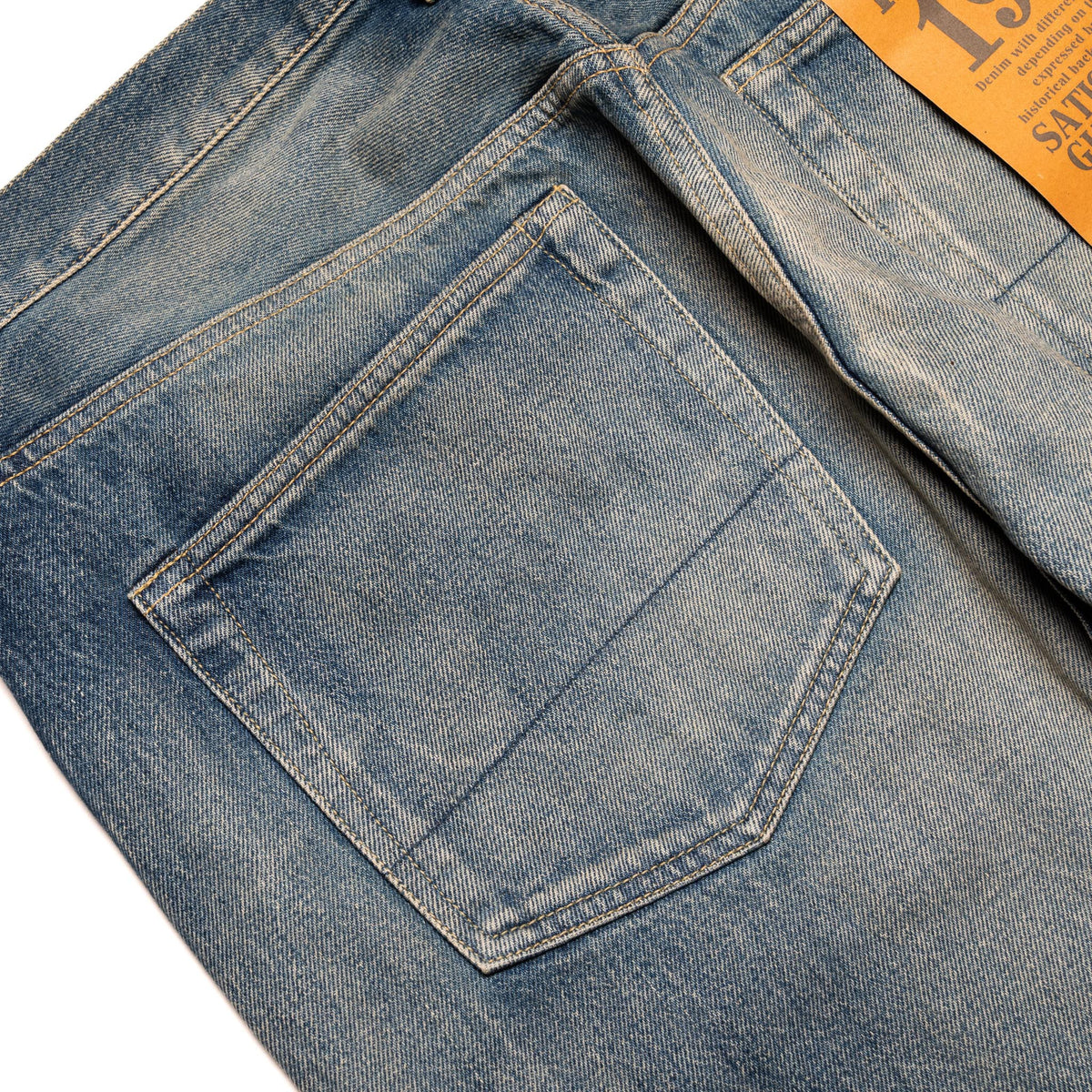D1844UW 1950s Wash 12.5oz Selvedge Denim Regular Straight