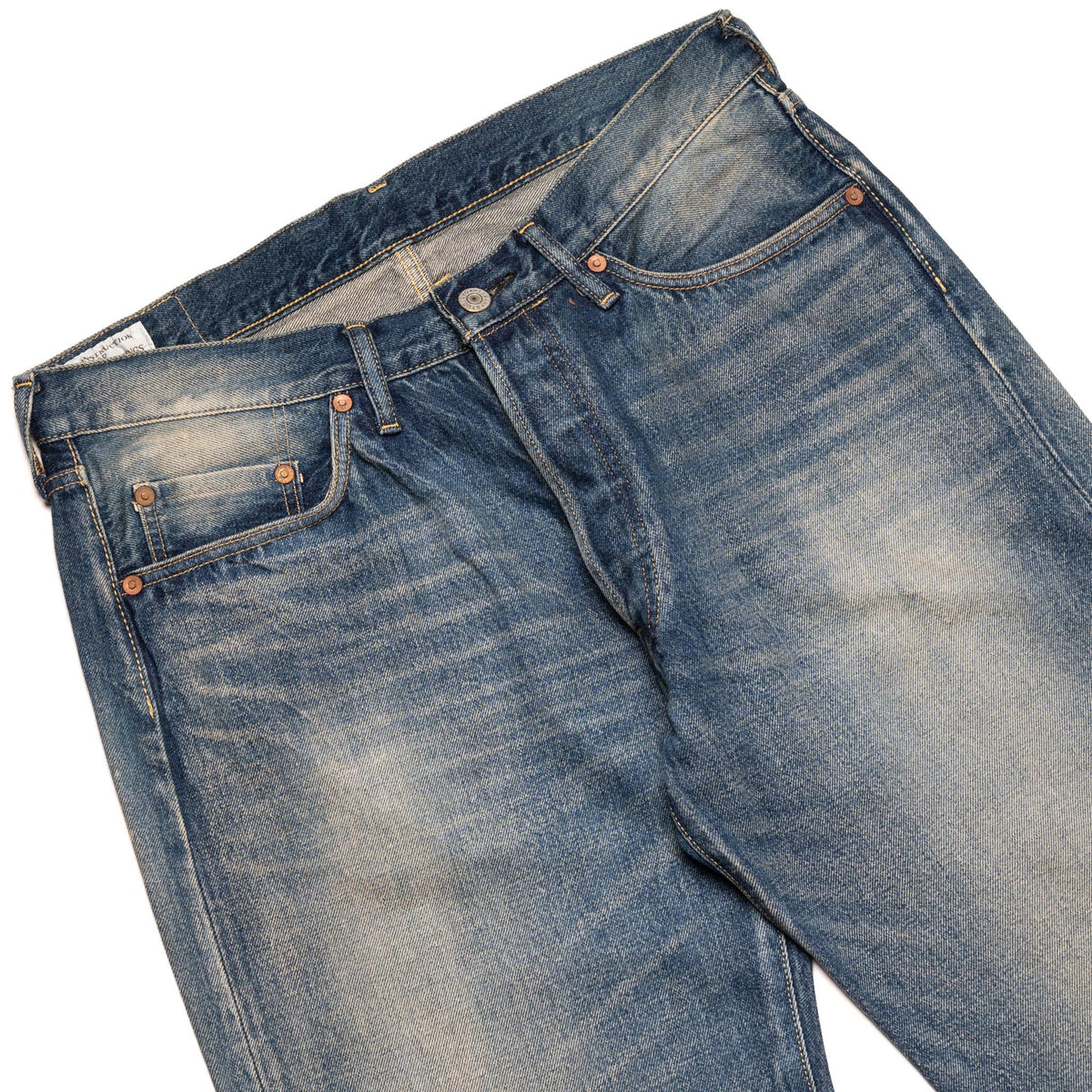 D1844UW 1950s Wash 12.5oz Selvedge Denim Regular Straight