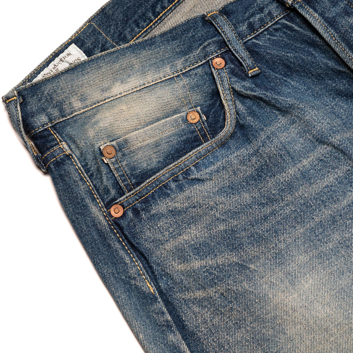 D1844UW 1950s Wash 12.5oz Selvedge Denim Regular Straight