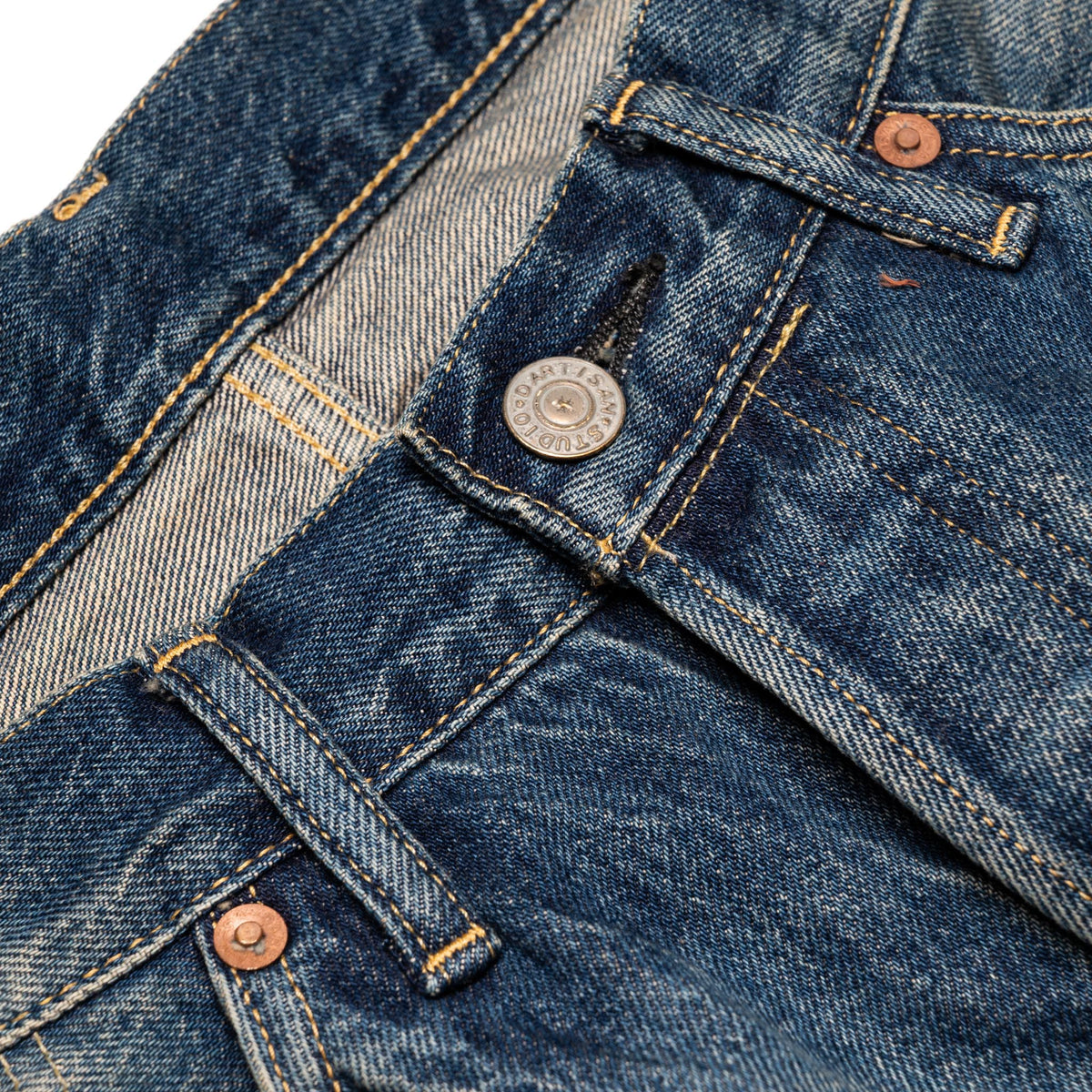 D1844UW 1950s Wash 12.5oz Selvedge Denim Regular Straight