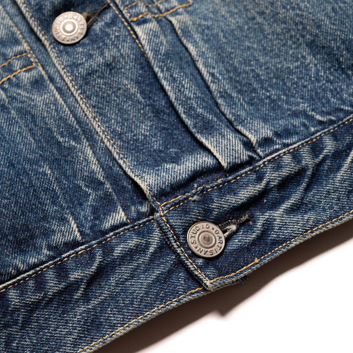 D4536UW 1950s Wash 12.5oz Selvedge Denim Type II Jacket