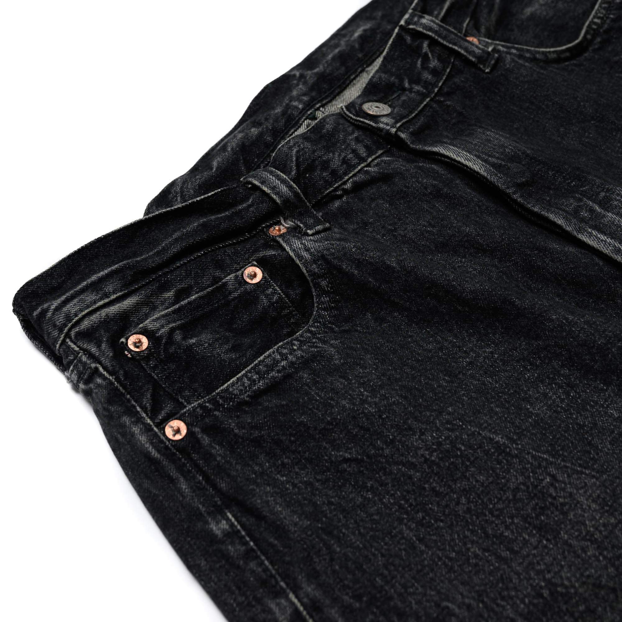 1947 14.25oz Black Selvedge Denim Straight (Hard Wash) SC42460H