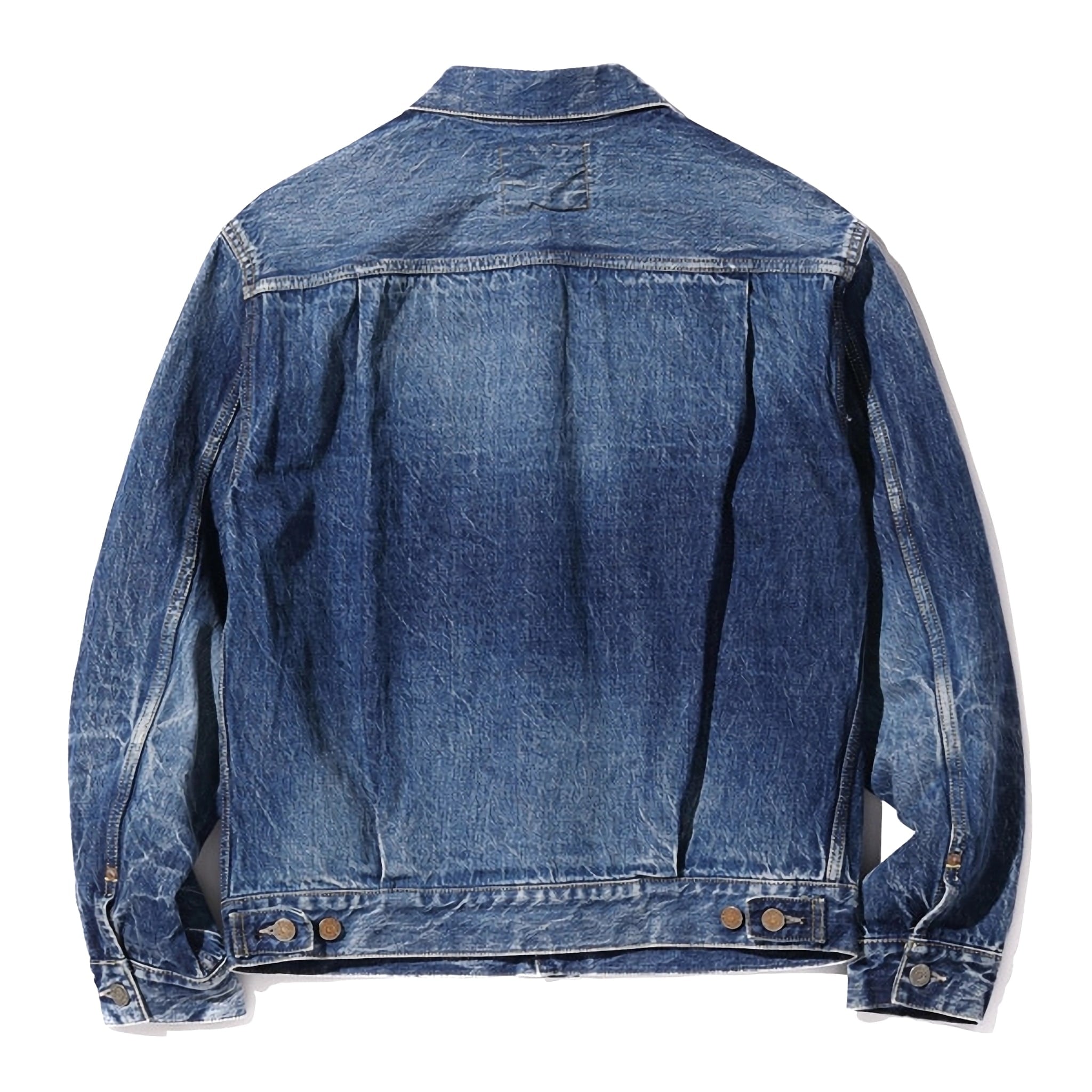 SC11953SW 14.25oz Selvedge Denim 1953 Type II Jacket Aged Model