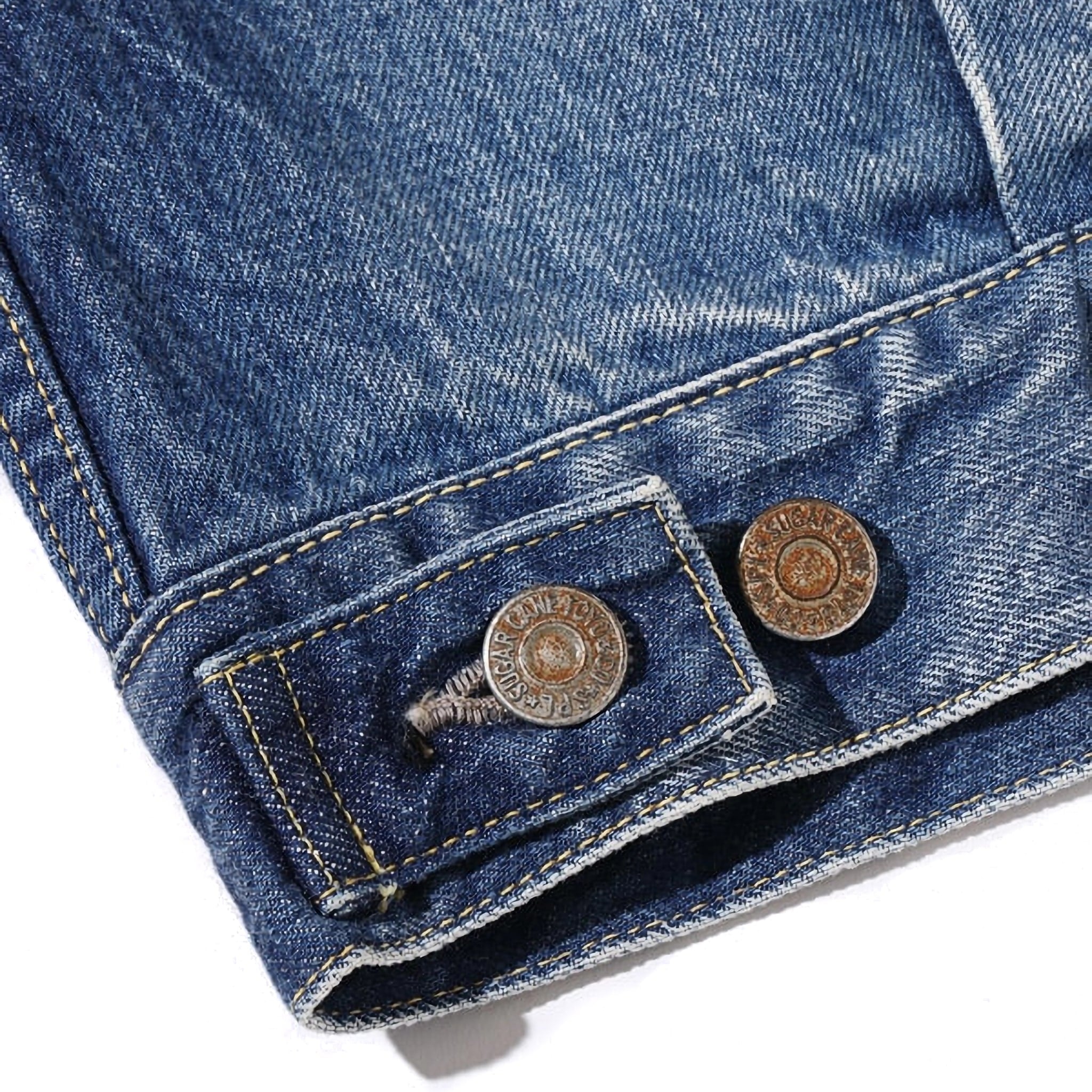 SC11953SW 14.25oz Selvedge Denim 1953 Type II Jacket Aged Model