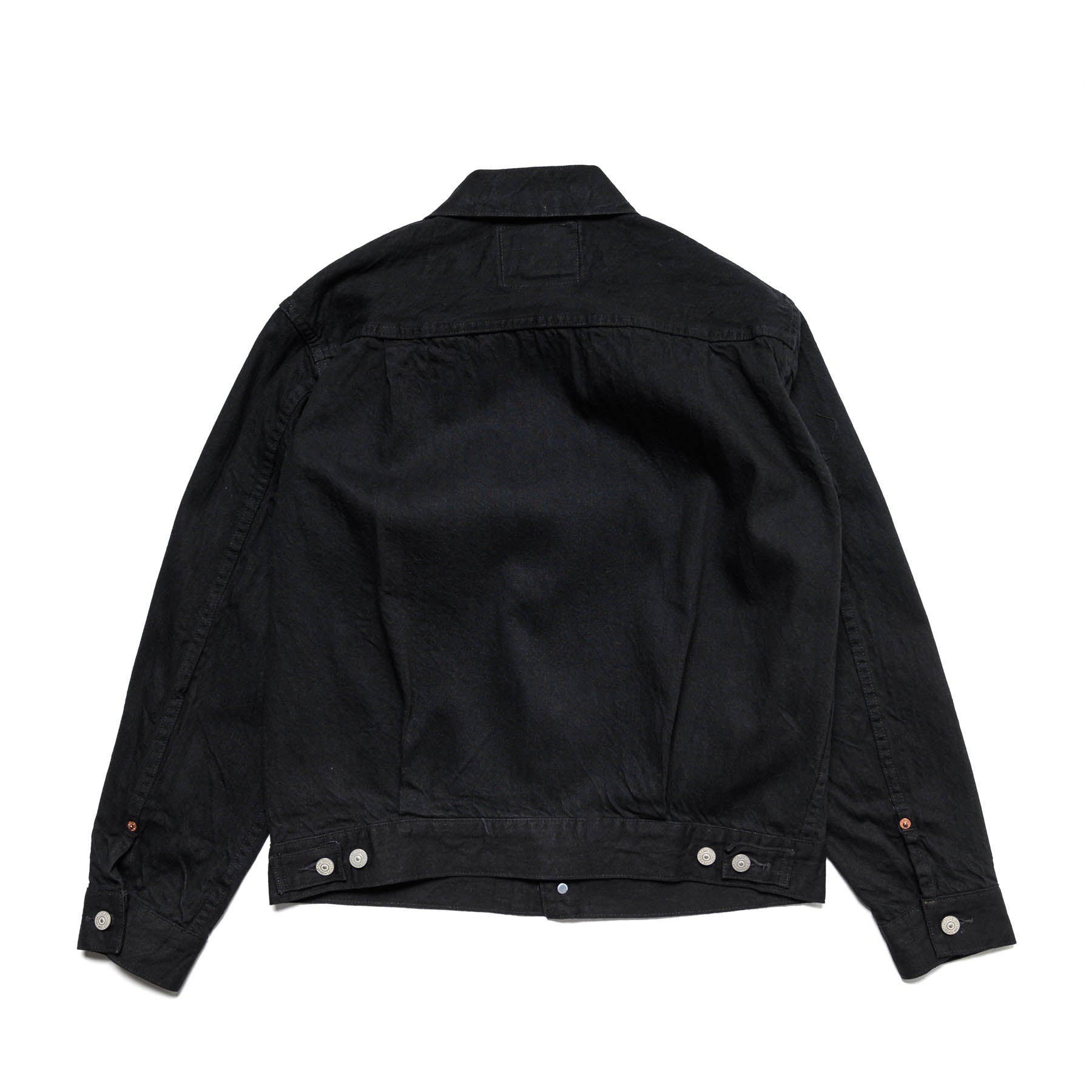 Sugar Cane SC14601 13oz Black Selvedge Denim 1953 Jacket Rear