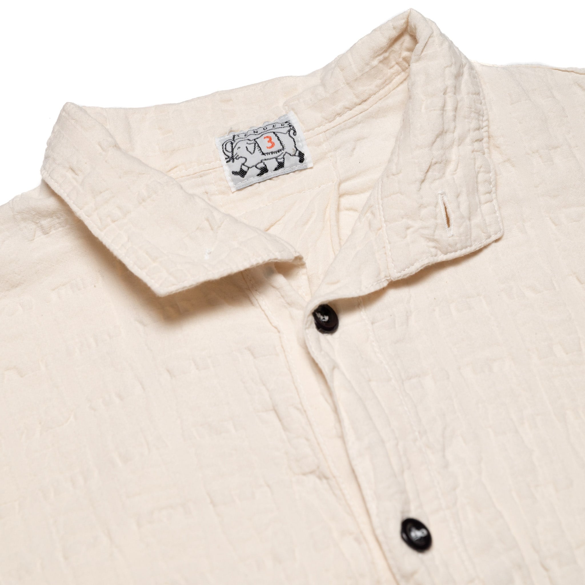 468 Flipped Coller Shirt Airbag Cambric - Rinsed