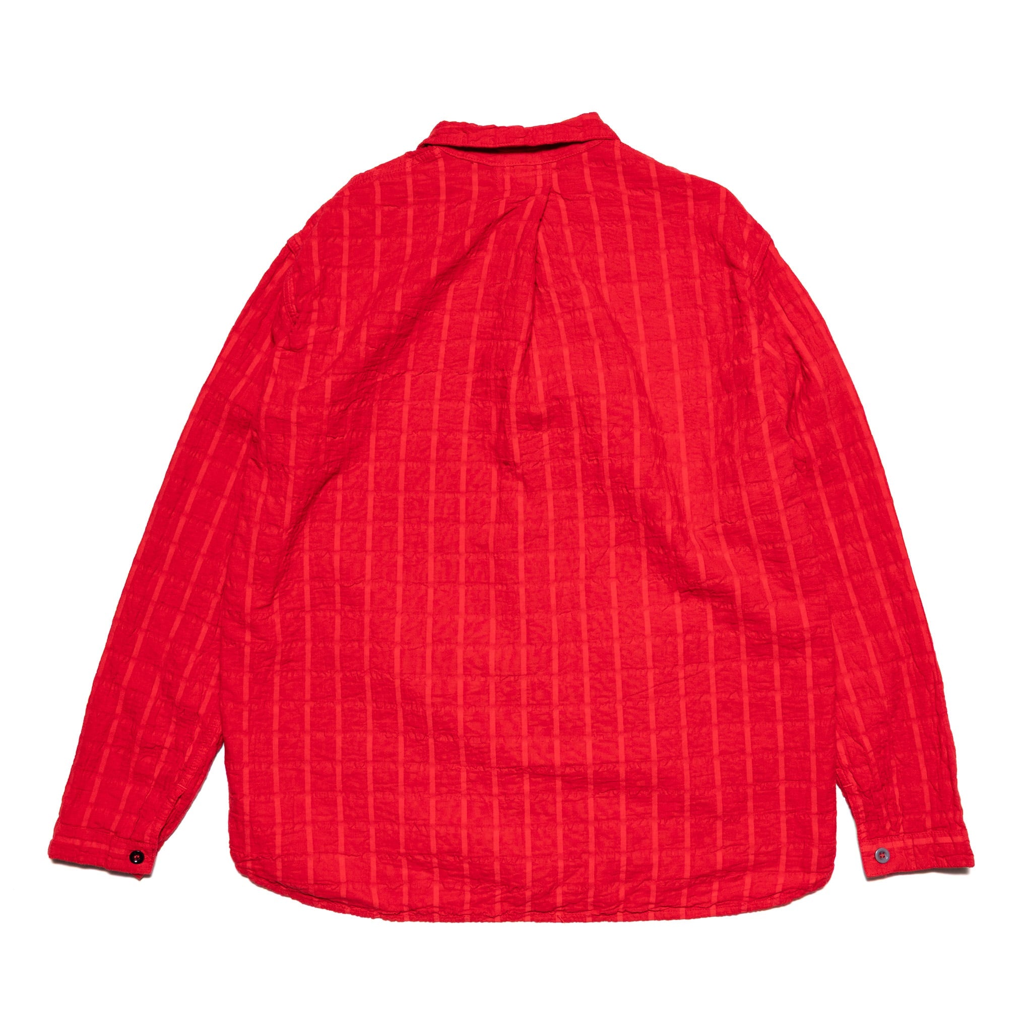 468 Flipped Coller Shirt Airbag Cambric - Royal Mail Red