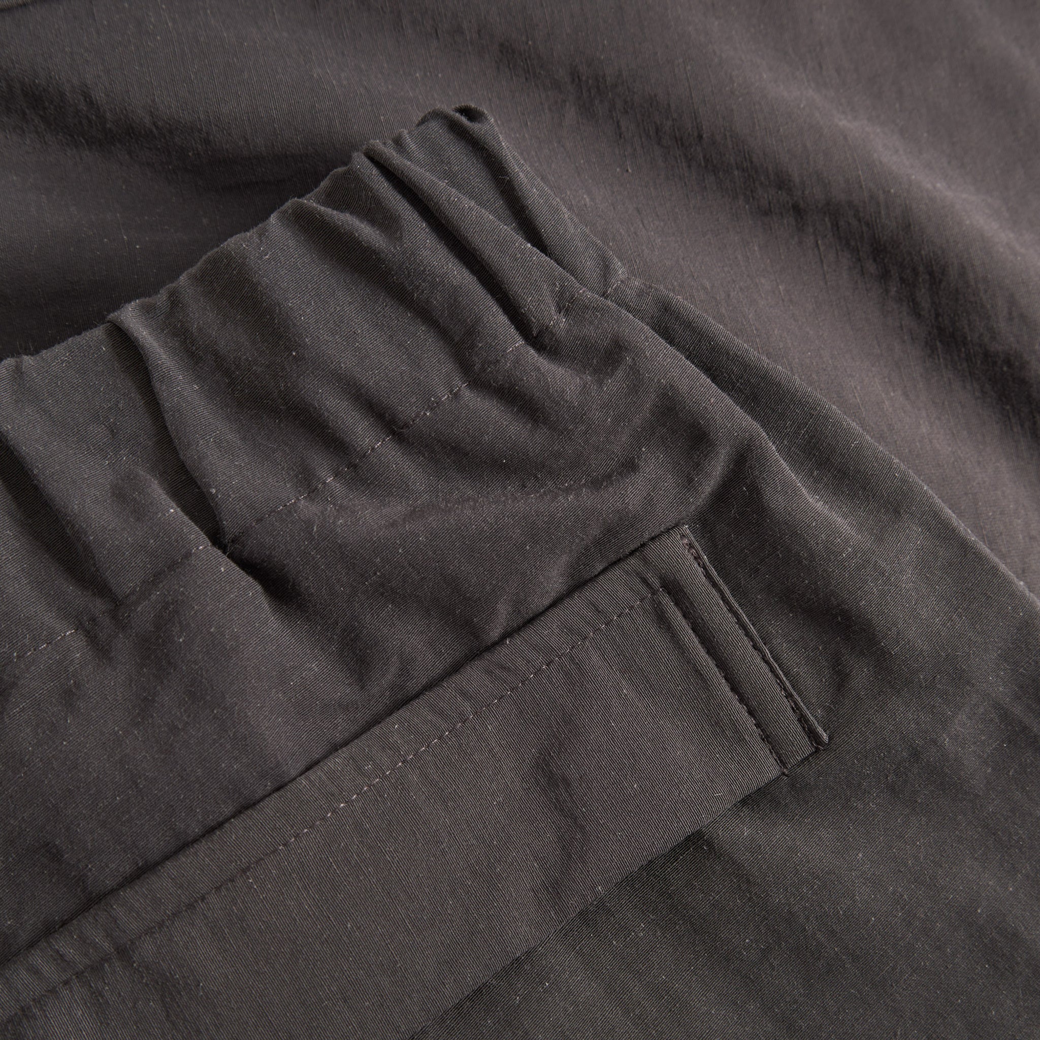 Terra Shorts Cotton Nylon Linen - Charcoal
