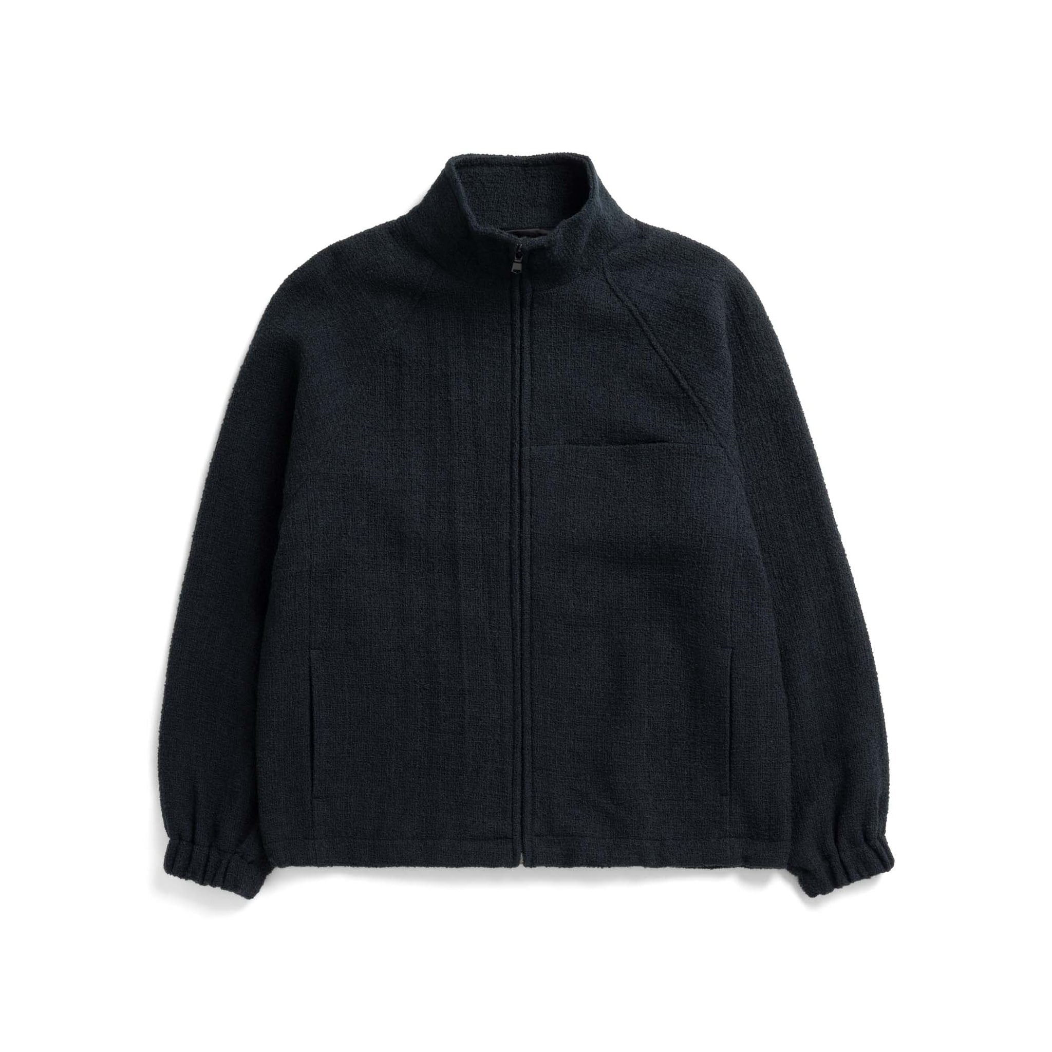 Track J Fantasy Tweed Jacket - Midnight