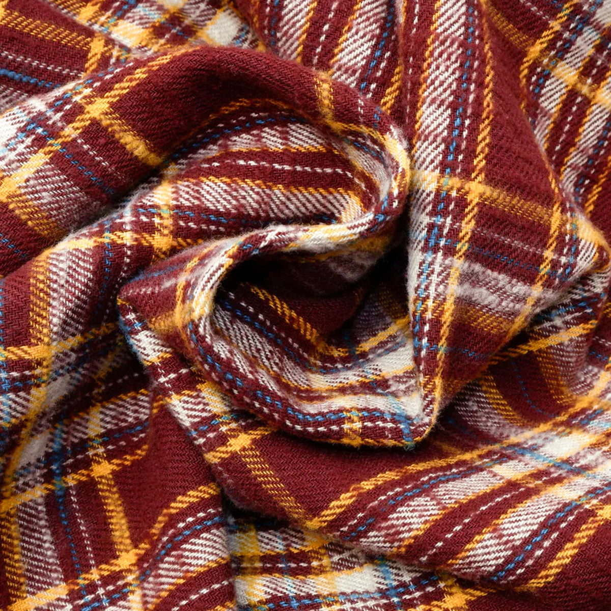 Slubby Flannel Shirt - Brown