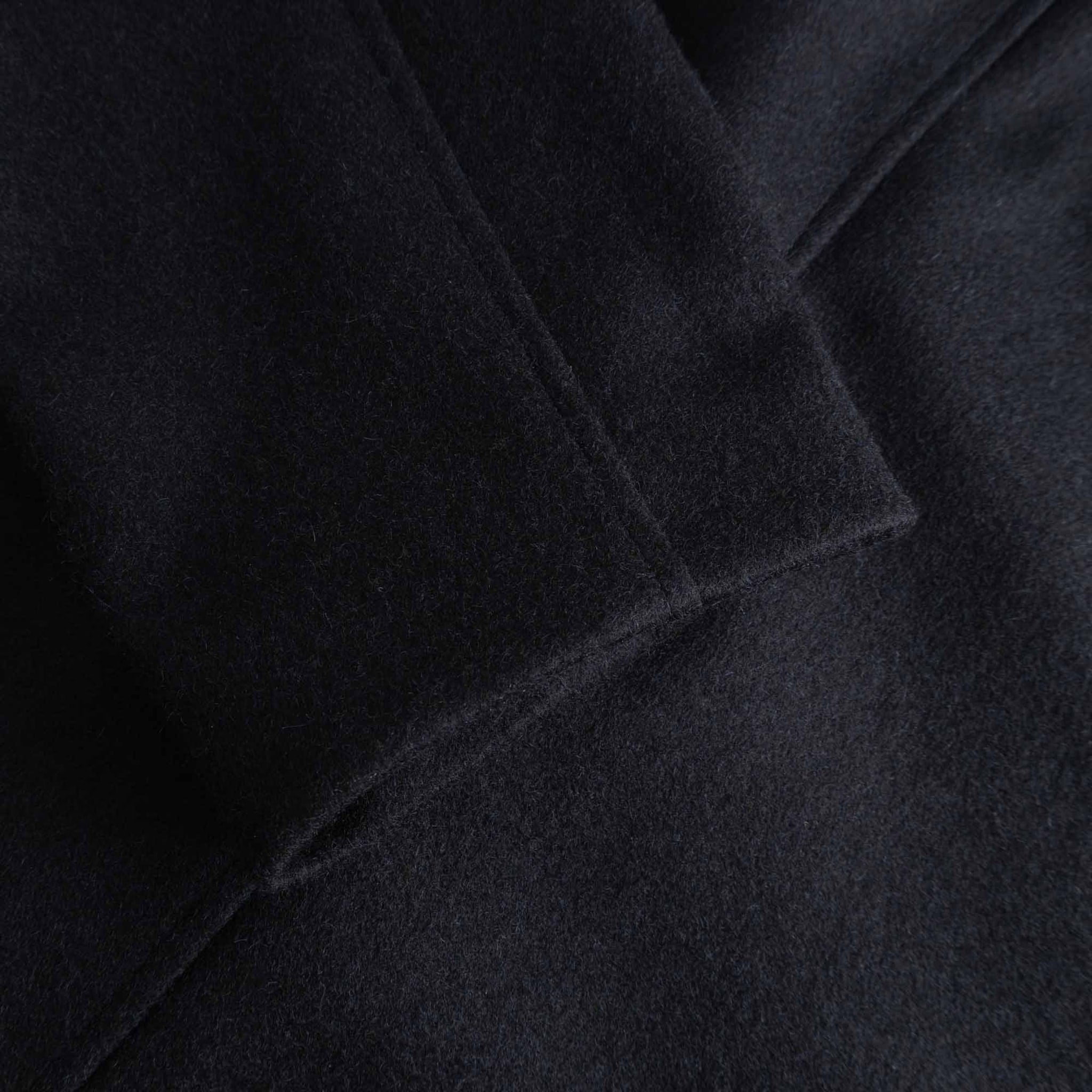Utile Lined Coat Wool Melton - Midnight